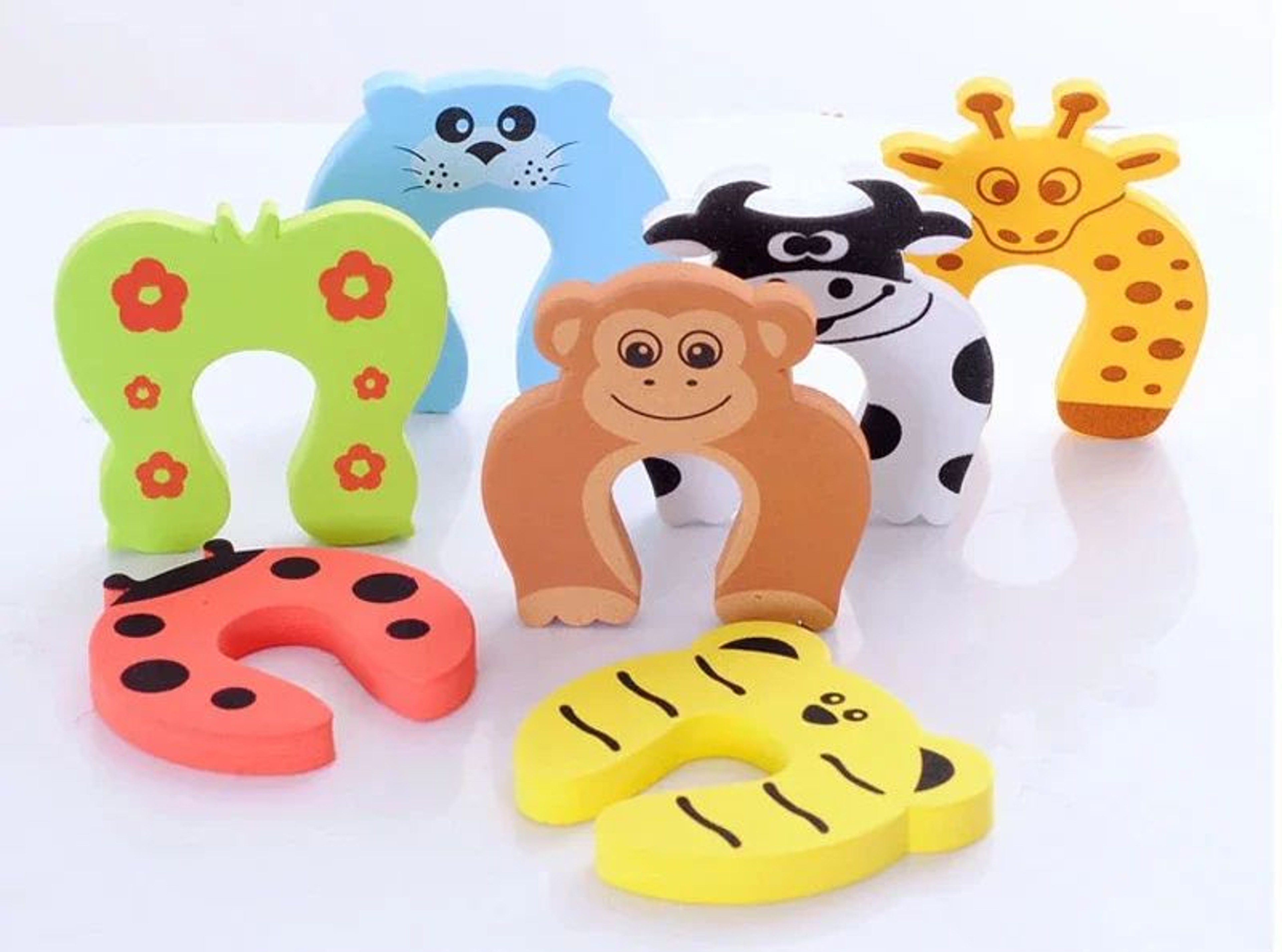 Cartoon Animal Baby Safety Door Stopper Finger Pinch Guard 8