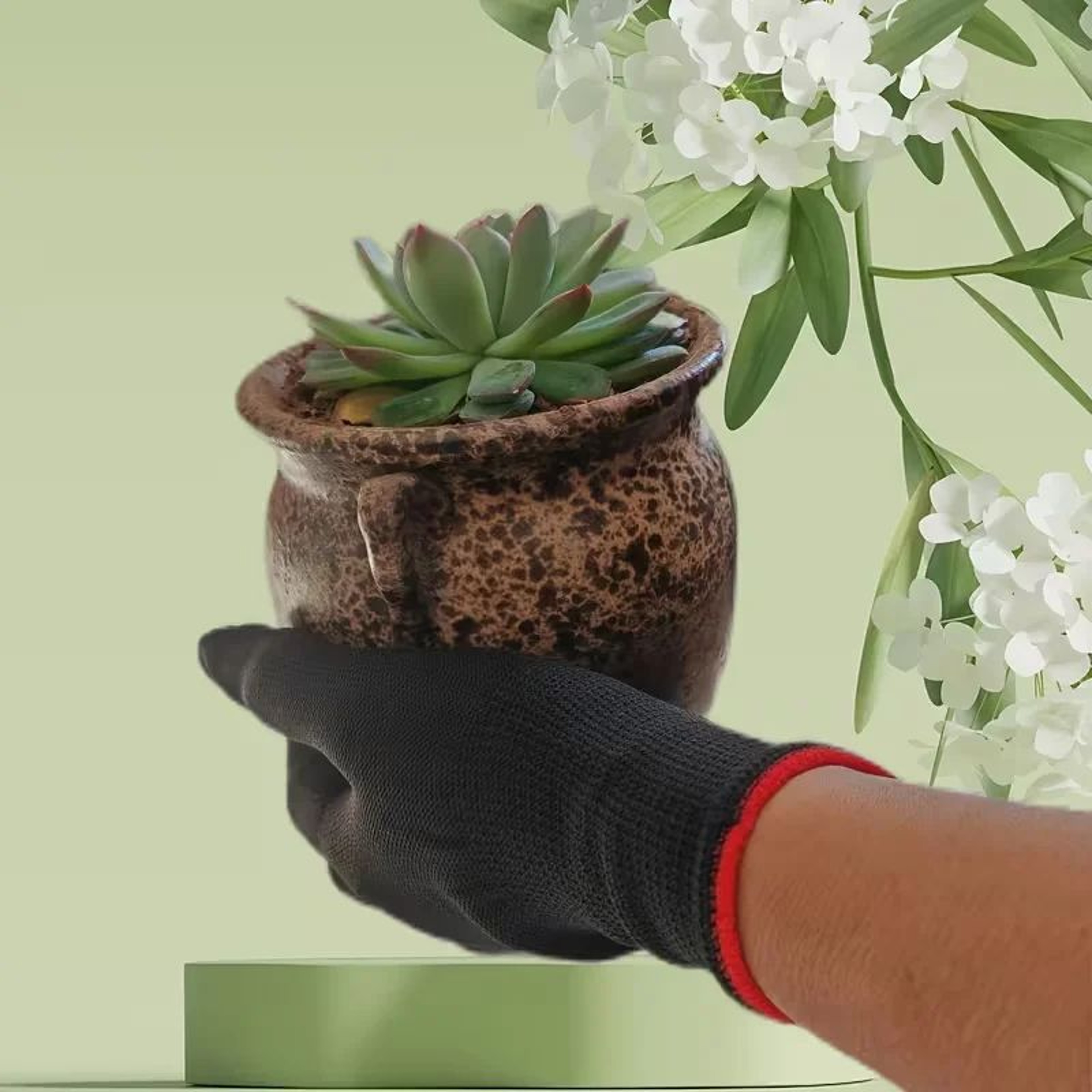 Breathable Nylon Gardening Gloves For Planting And Light Garden Work 5