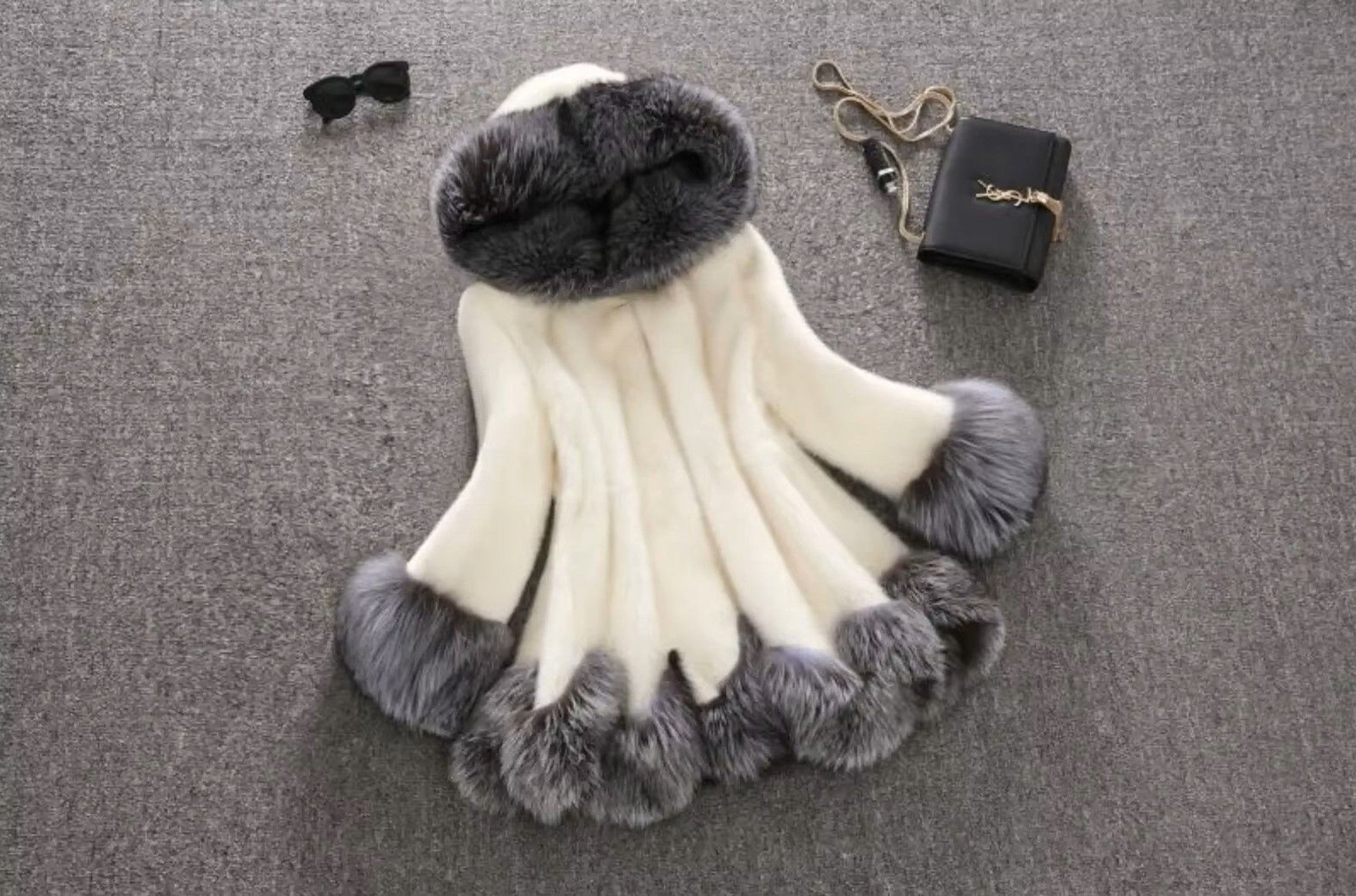 Luxeline UltraWarm Faux Fur Hooded Maxi Coat 0