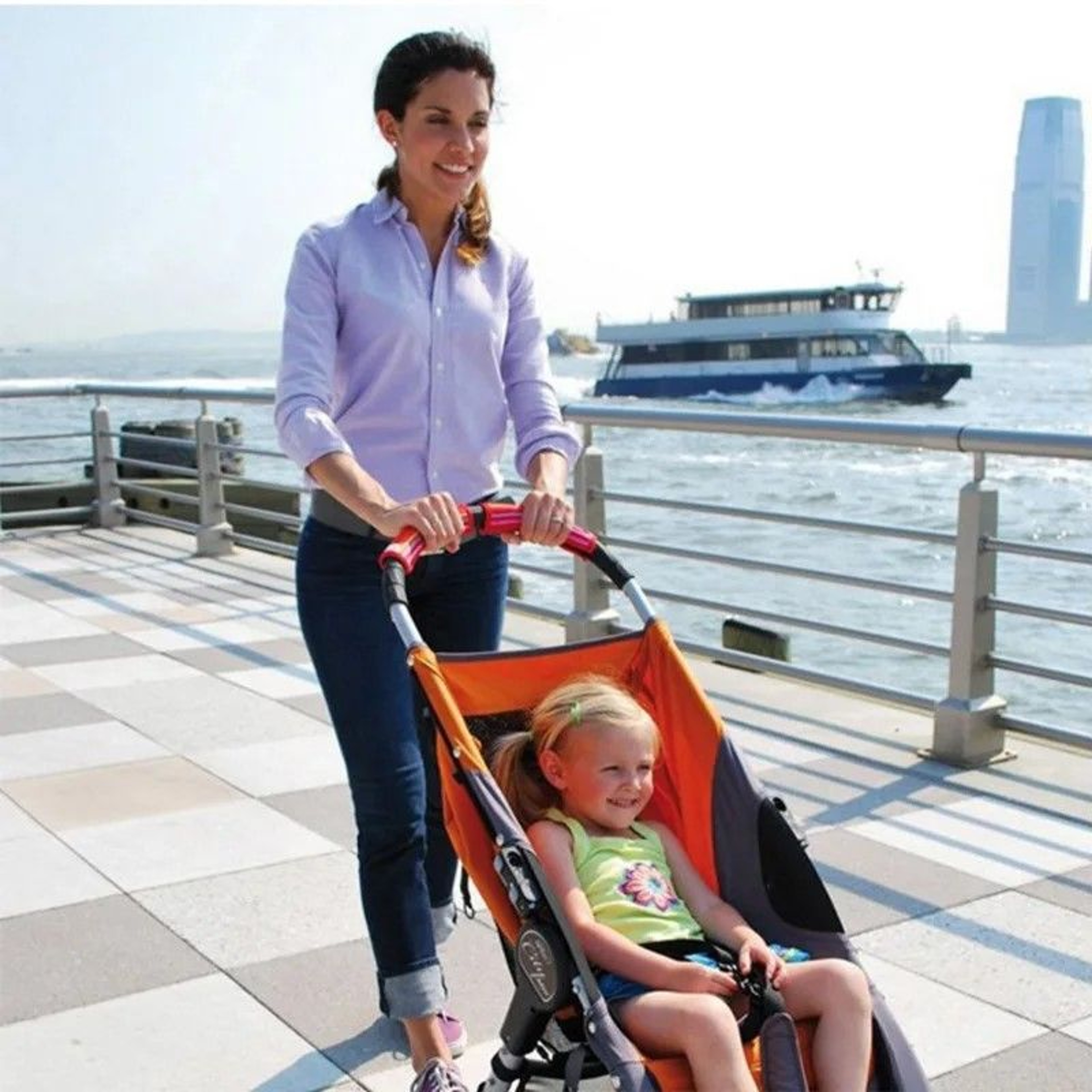 ComfortGuard Oxford Cloth Stroller Bumper Bar Cover 2Pack 4
