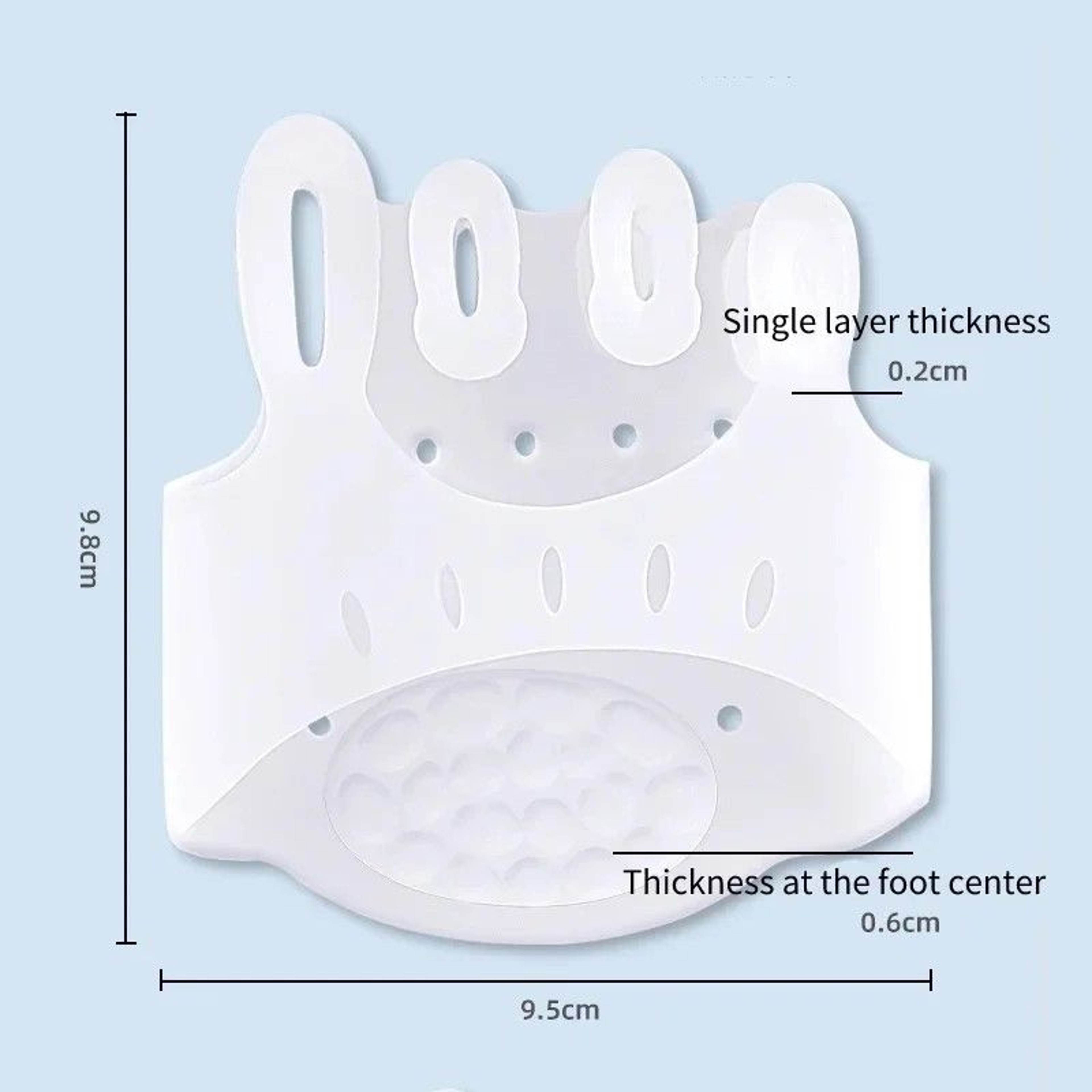 ComfortStride Gel Bunion Corrector  Toe Separator Pair  Forefoot Pain Relief  Hallux Valgus Pad 5