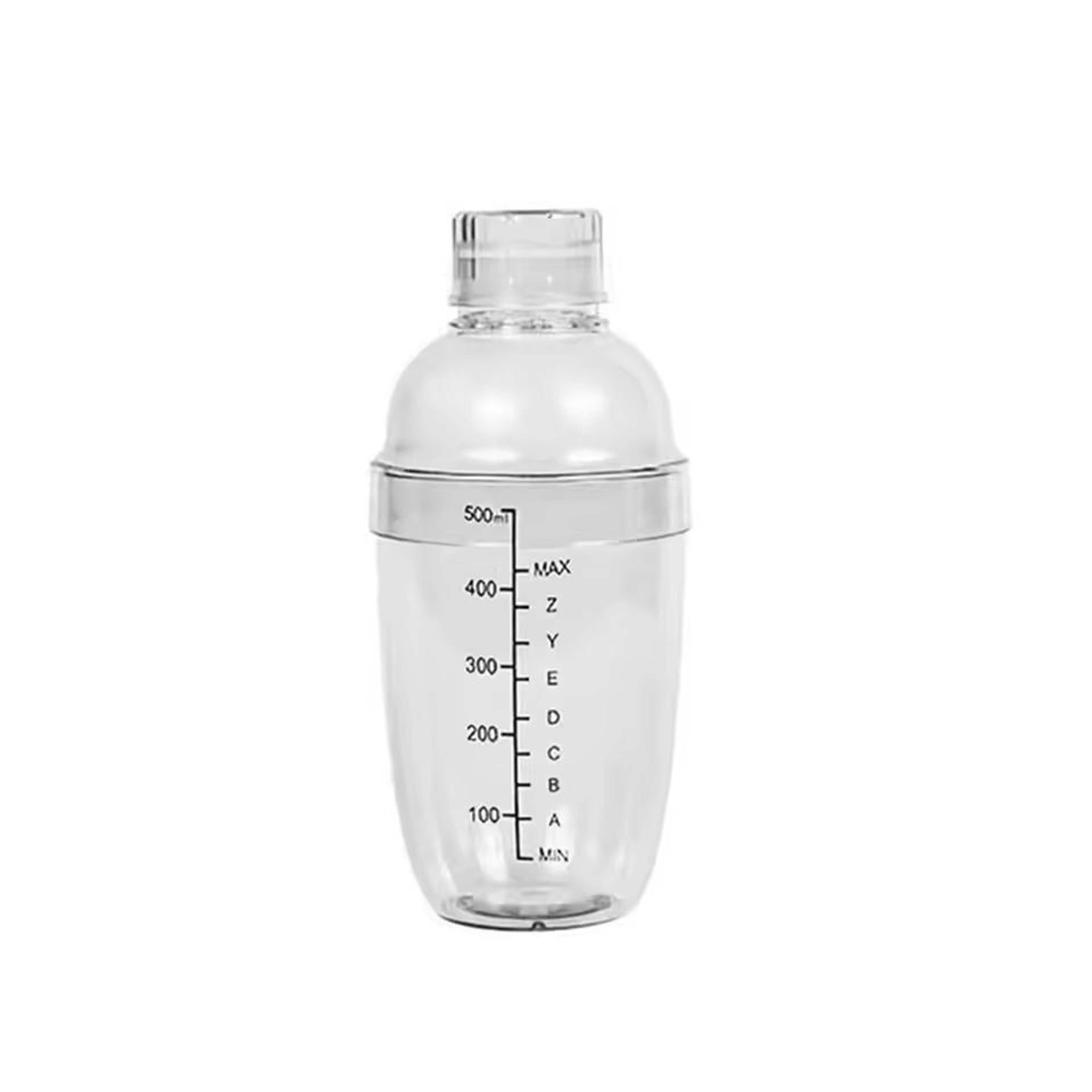 BaristaStyle Drink Mixer  Premium Plastic Cocktail Shaker With Measuring Scales 3501000 Ml 6