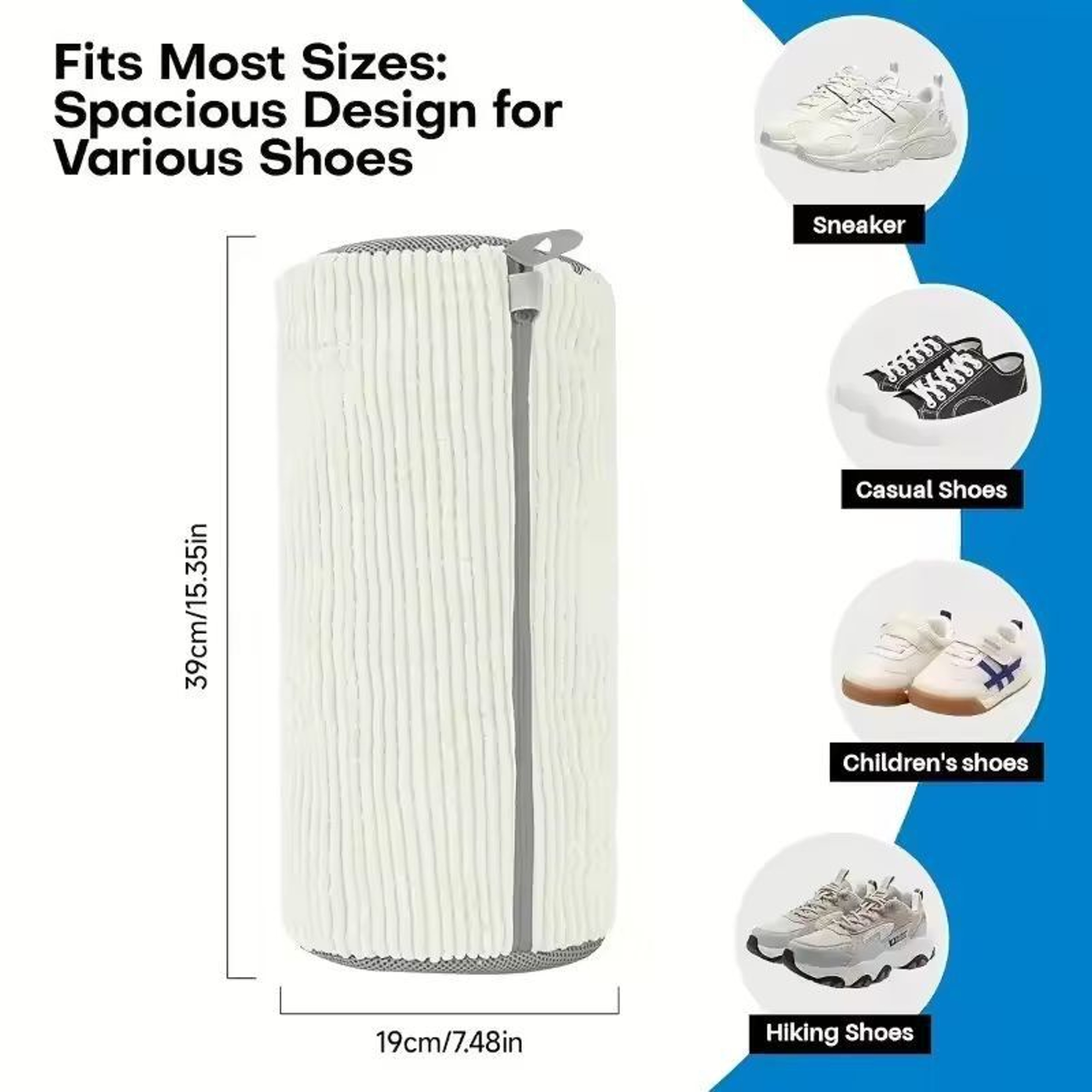 Reusable Sneaker Wash  Storage Bag Set  MachineWashable Shoe Laundry Bags With Dust Covers 0