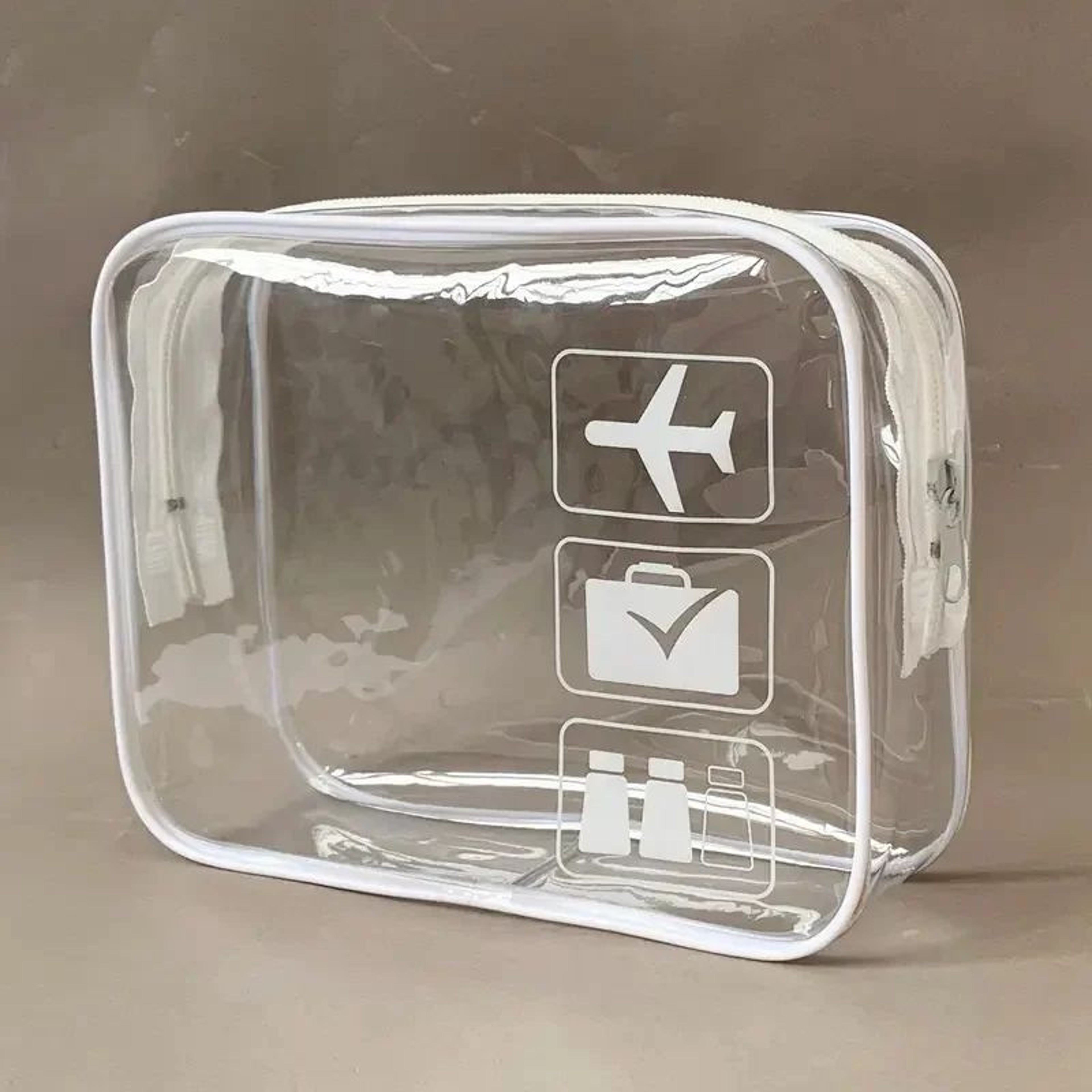 TSAApproved Clear Travel Toiletry Bag  LeakResistant  Durable Quart Pouch 5
