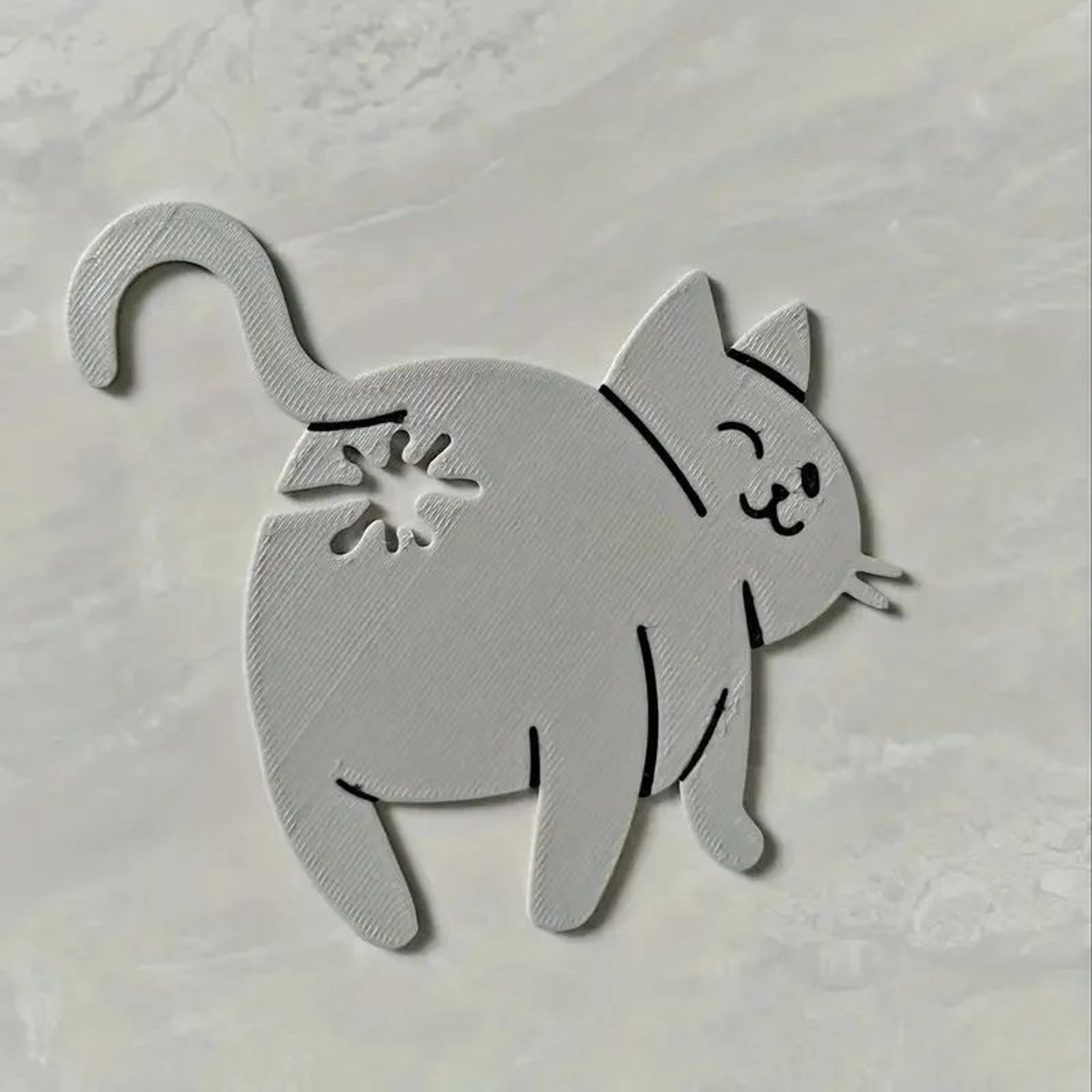 Cat Butt Bag Clip Set  3D Printed Food Bag Sealer  Funny Chip Bag Clip For Cat Lovers 6