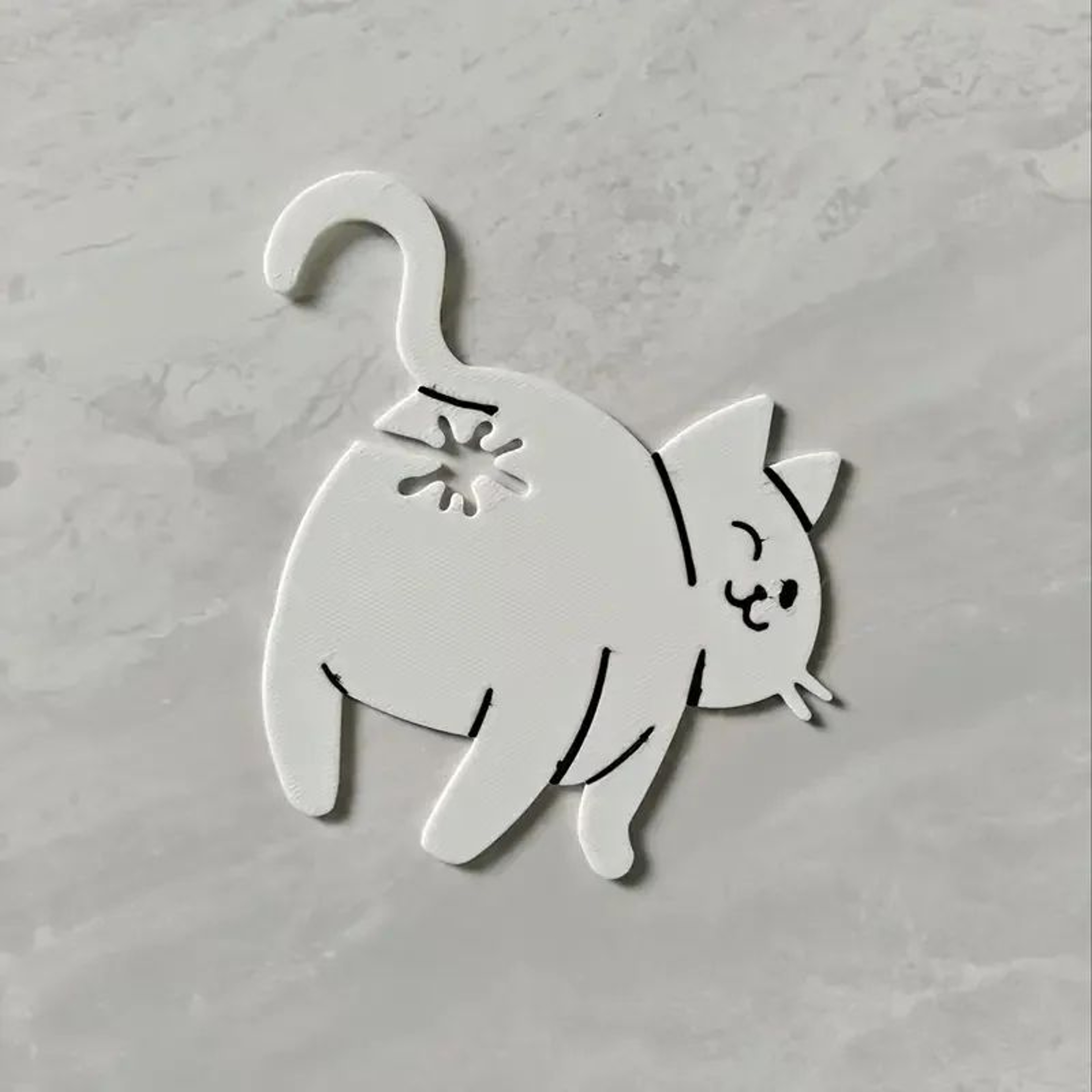 Cat Butt Bag Clip Set  3D Printed Food Bag Sealer  Funny Chip Bag Clip For Cat Lovers 7