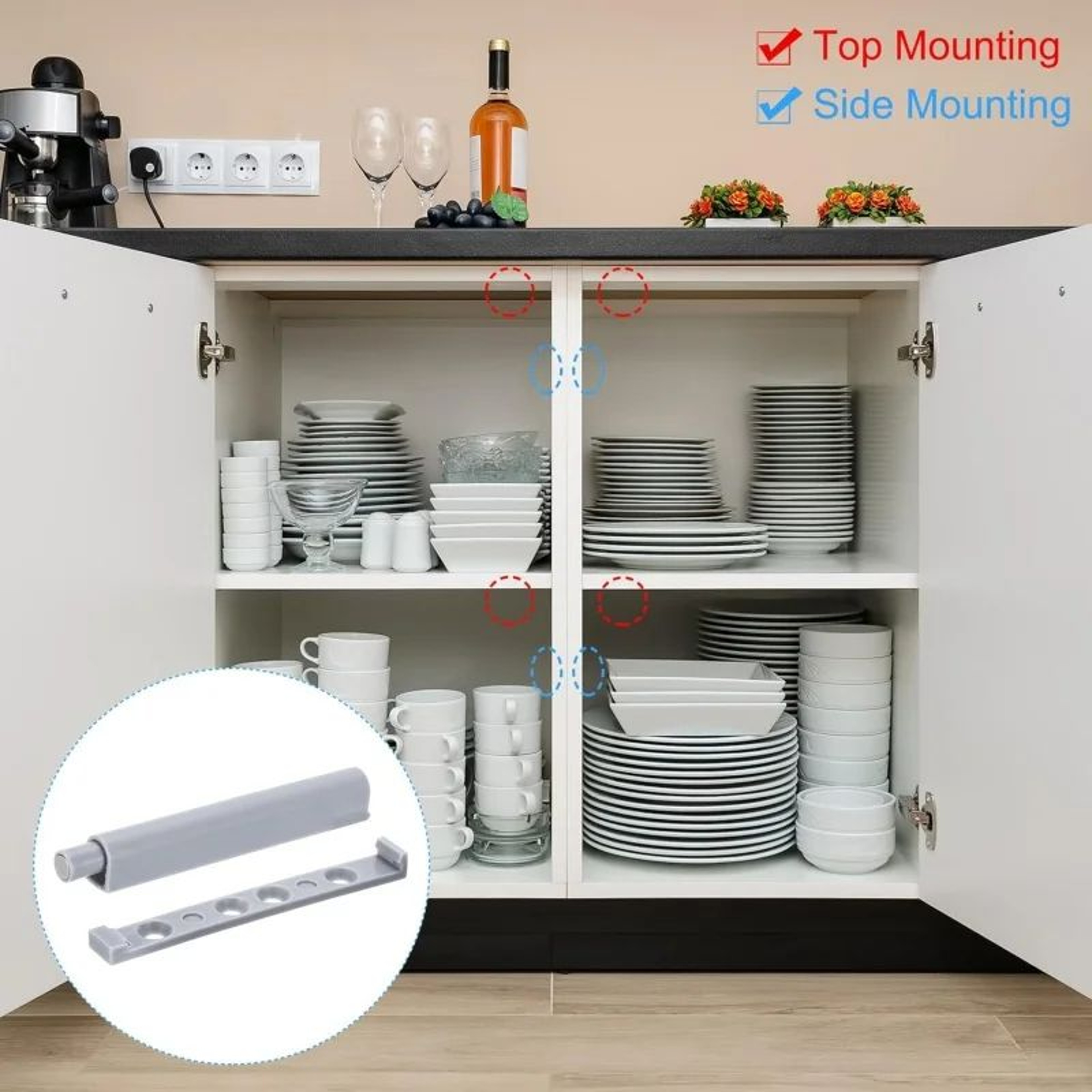 SilentSeal SoftClose Cabinet Damper Buffers 510Pack 3
