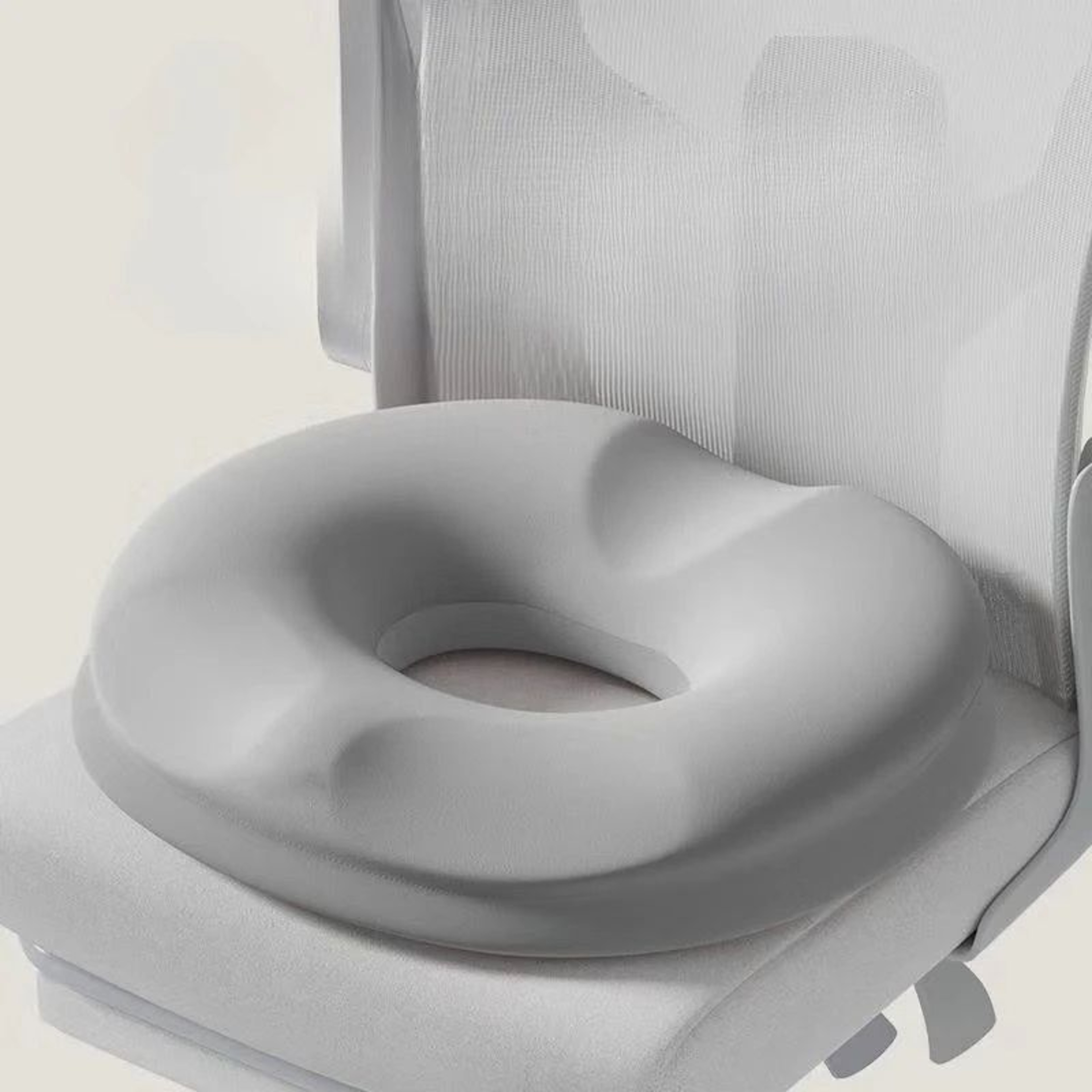 ComfortPlus Memory Foam Donut Cushion  Tailbone  Hemorrhoid Relief Seat Pad 8