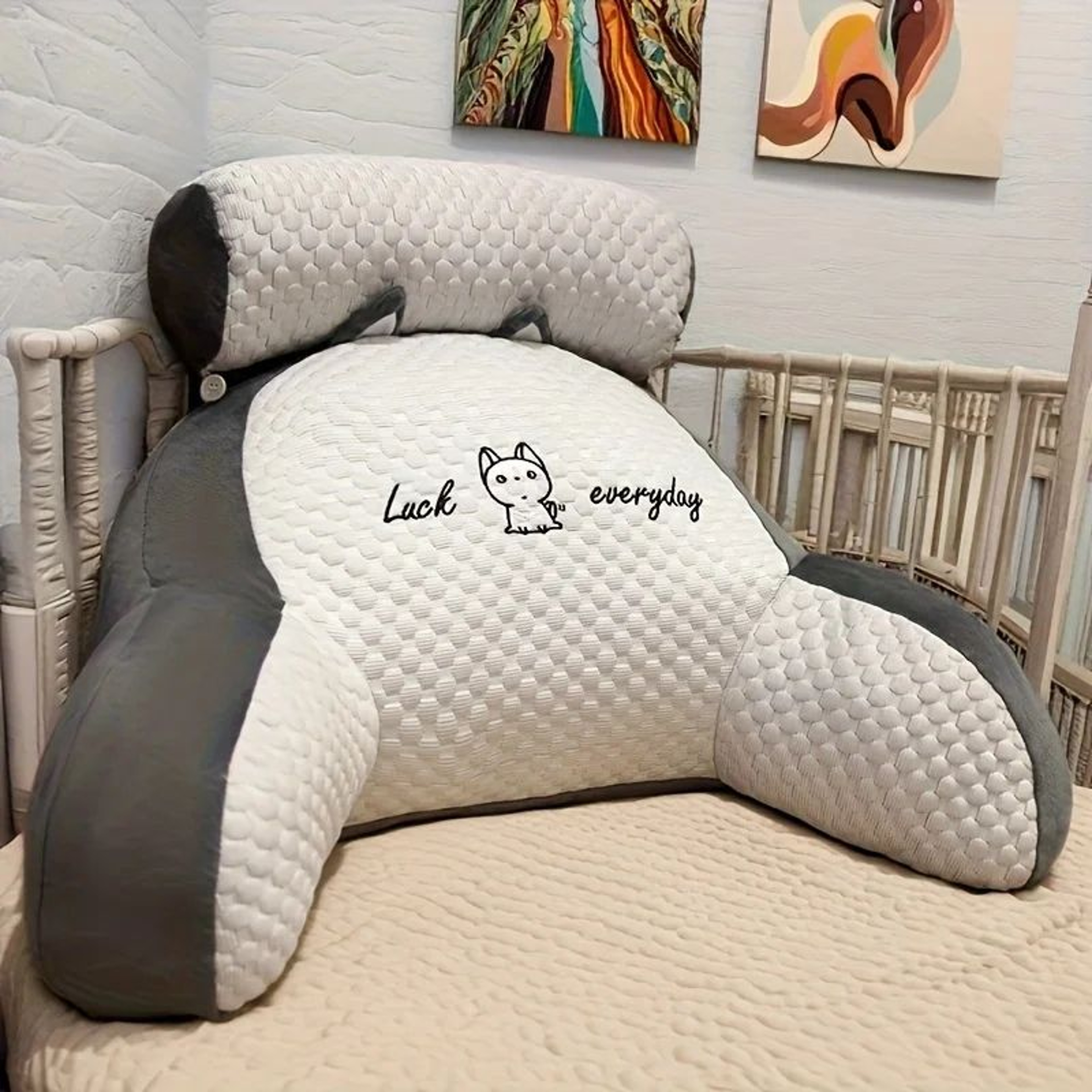 ErgoRest Adjustable Reading Pillow With Lumbar Support 3