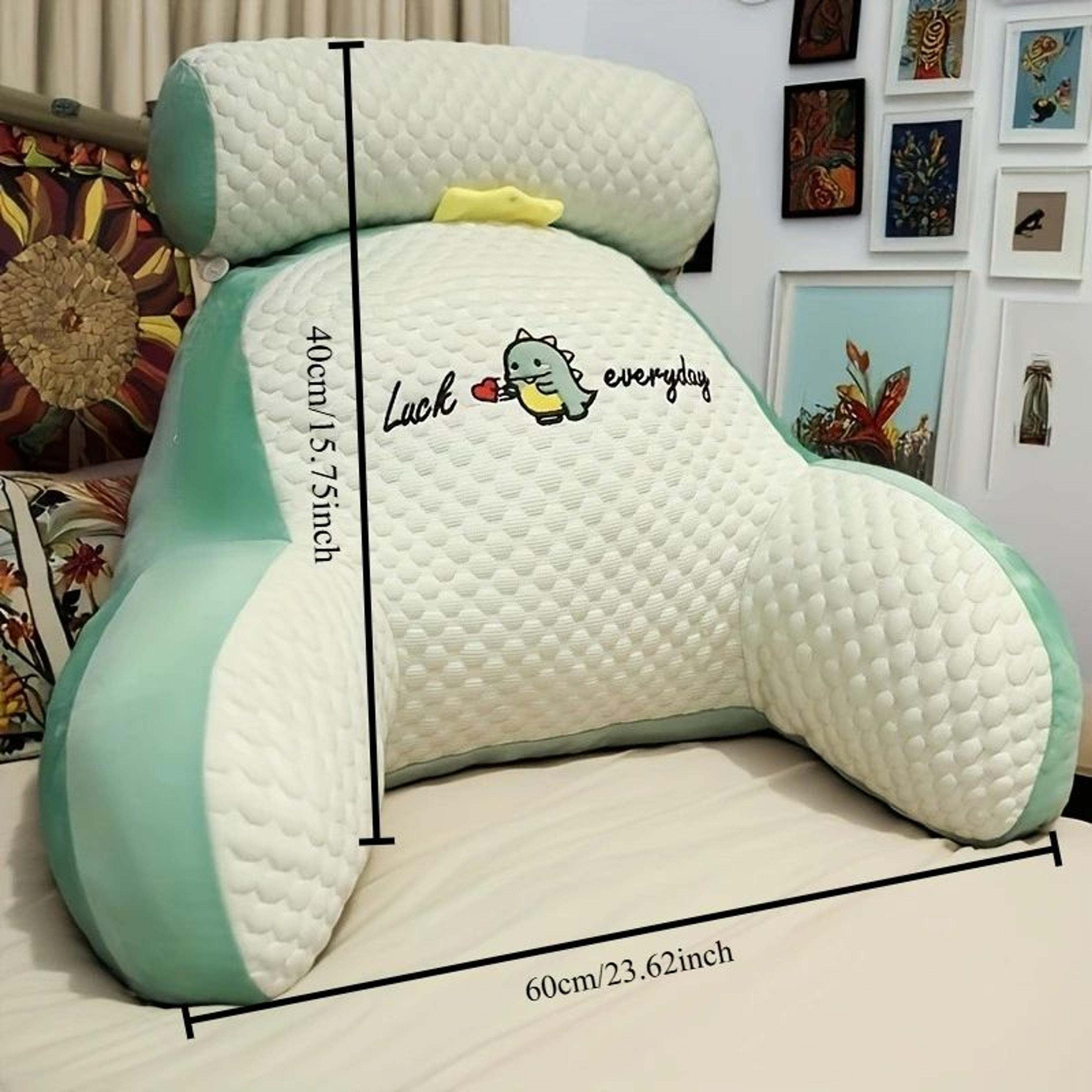 ErgoRest Adjustable Reading Pillow With Lumbar Support 1