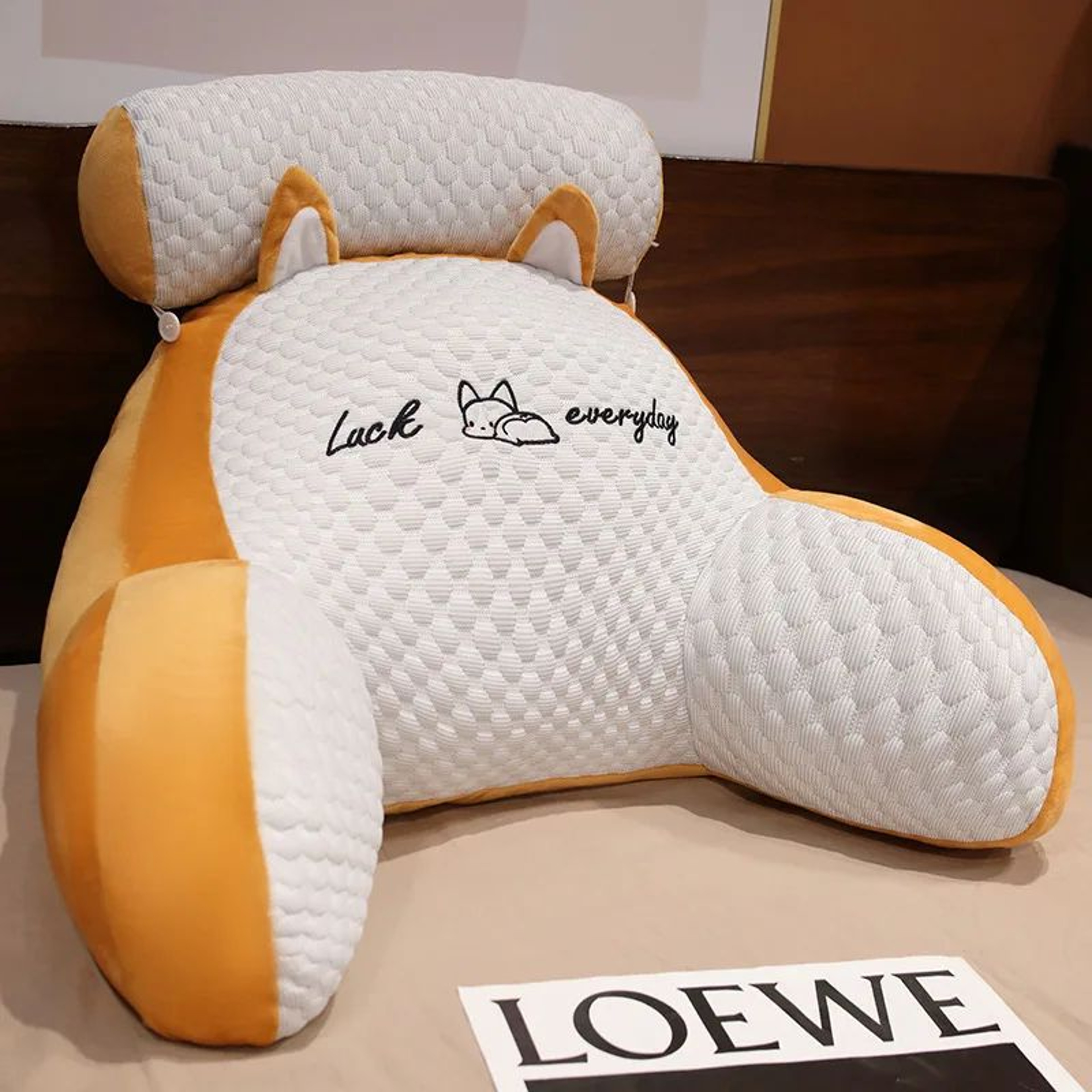ErgoRest Adjustable Reading Pillow With Lumbar Support 10
