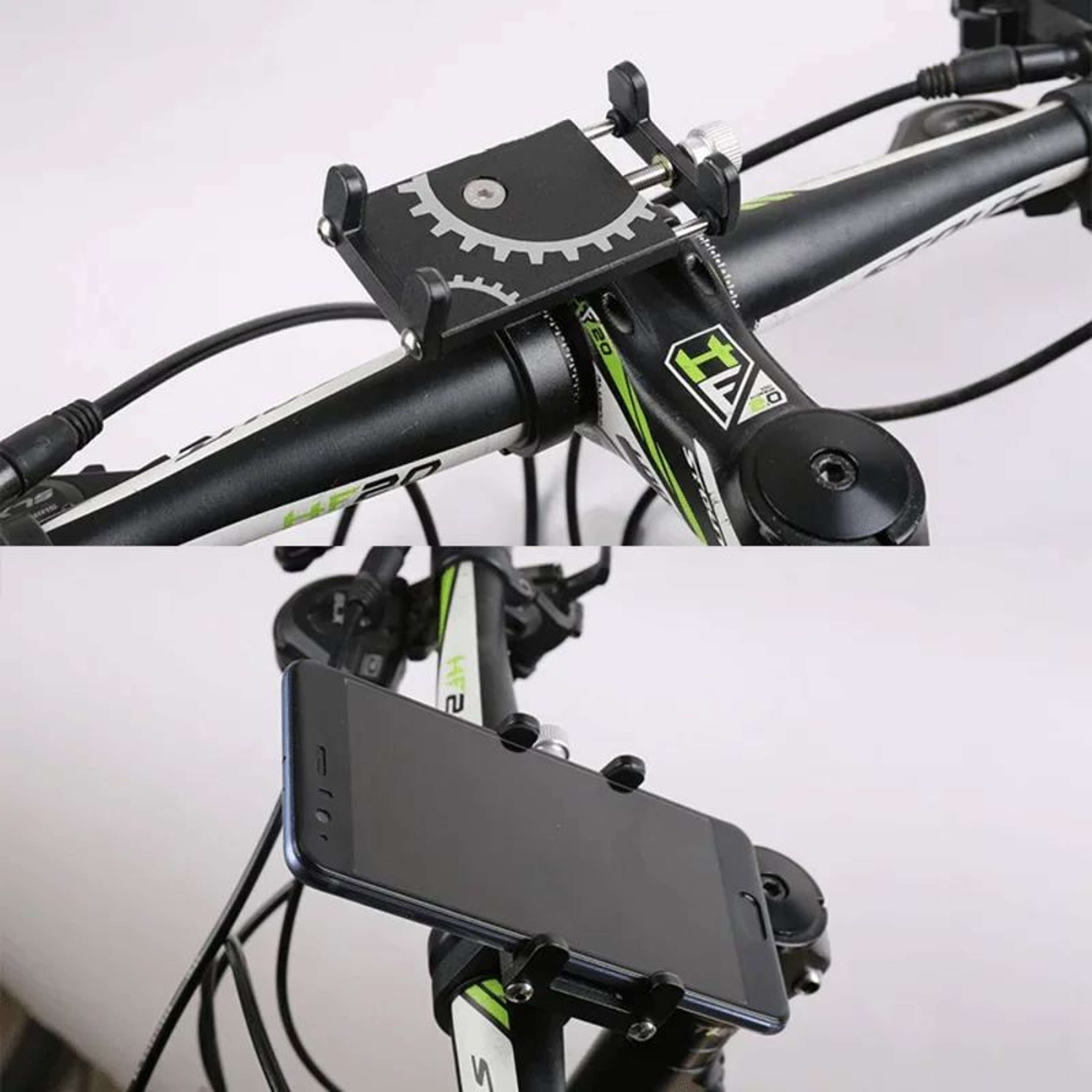 Universal Alloy Bike Phone Holder  AntiSlip Handlebar Mount For MTB EBike  Motorcycle 4