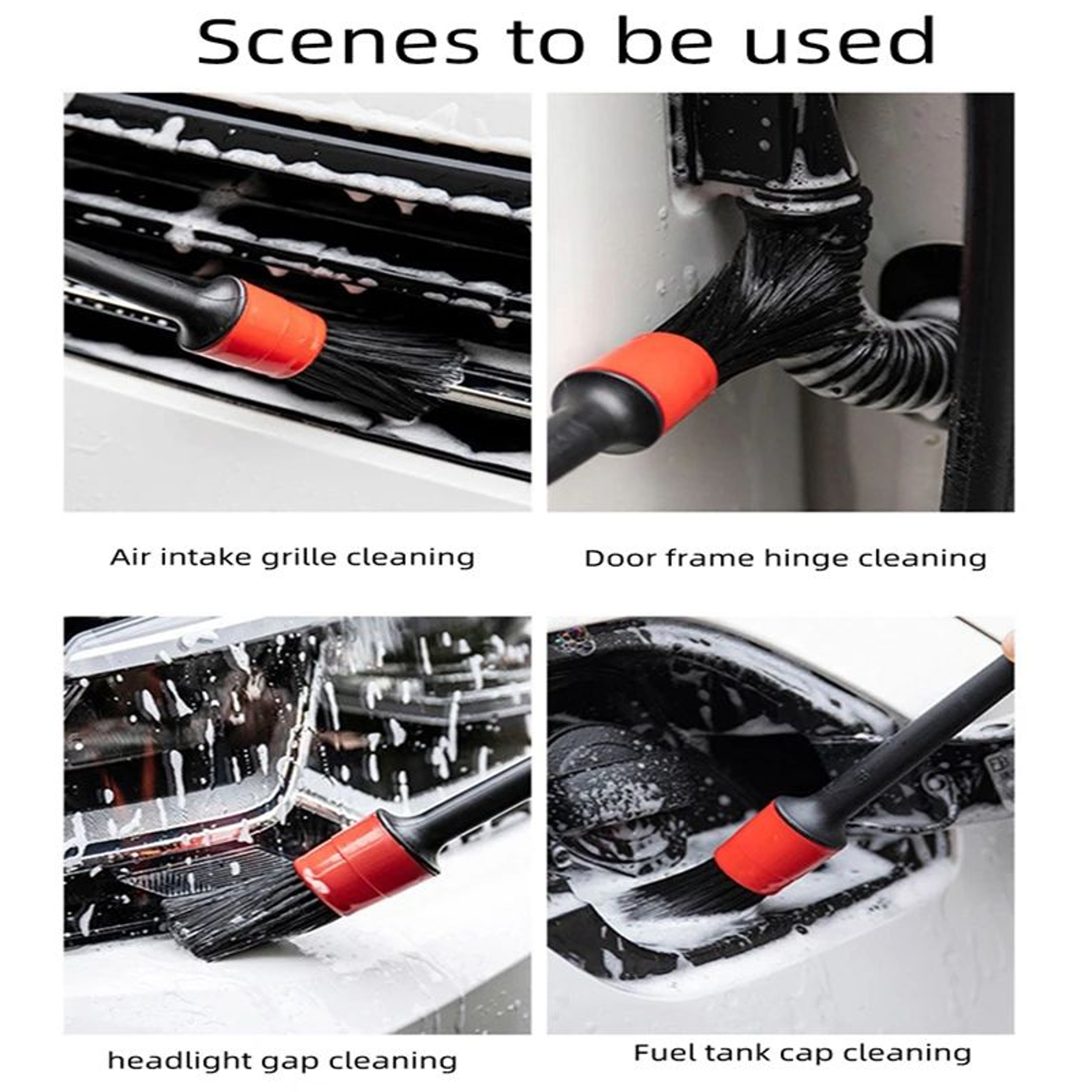 Premium Car Detailing Brush Set For Interior Wheels  Vents 2