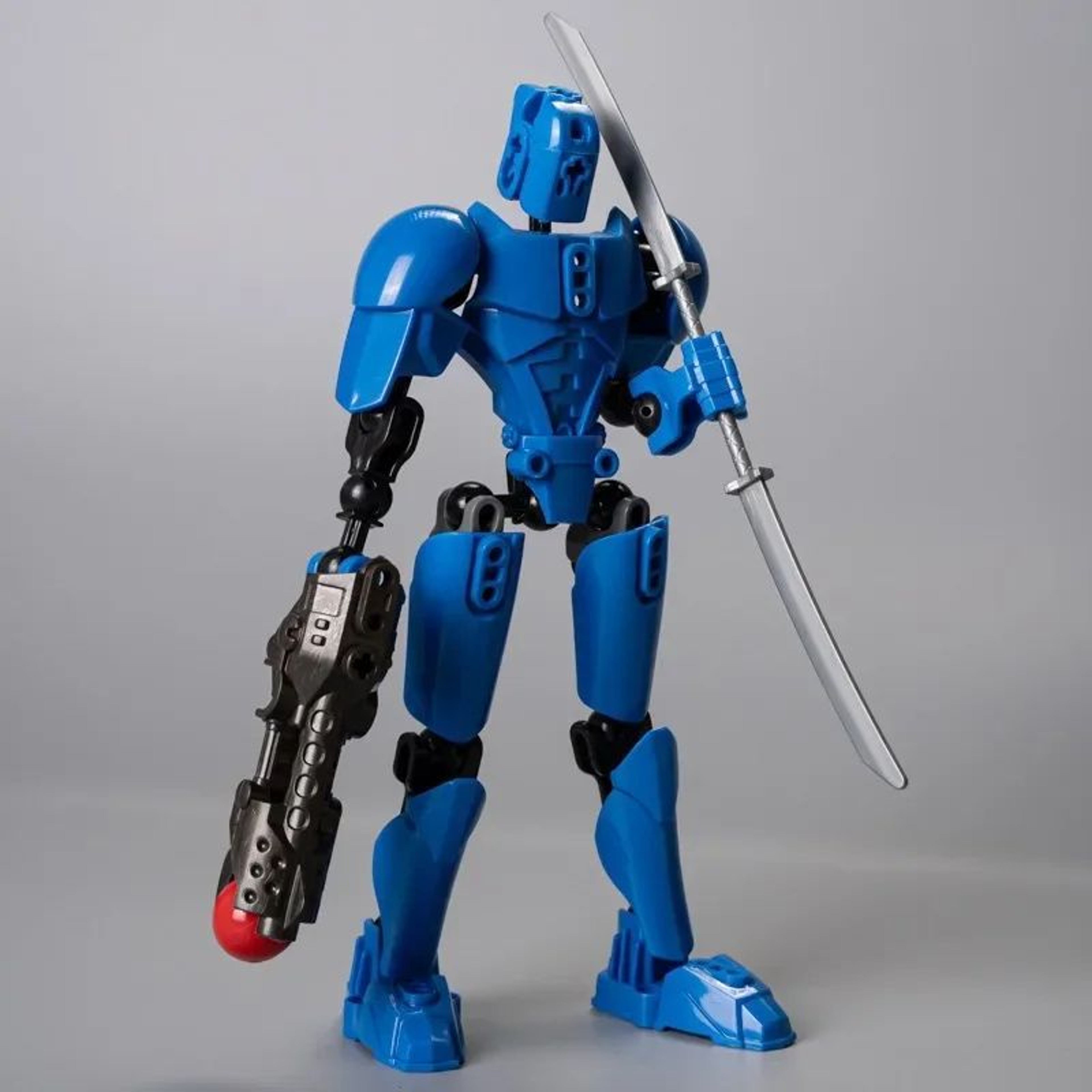 Dummy 13 Building Block Warrior  MultiJointed Poseable 3D Printed Mannequin Action Figure 9