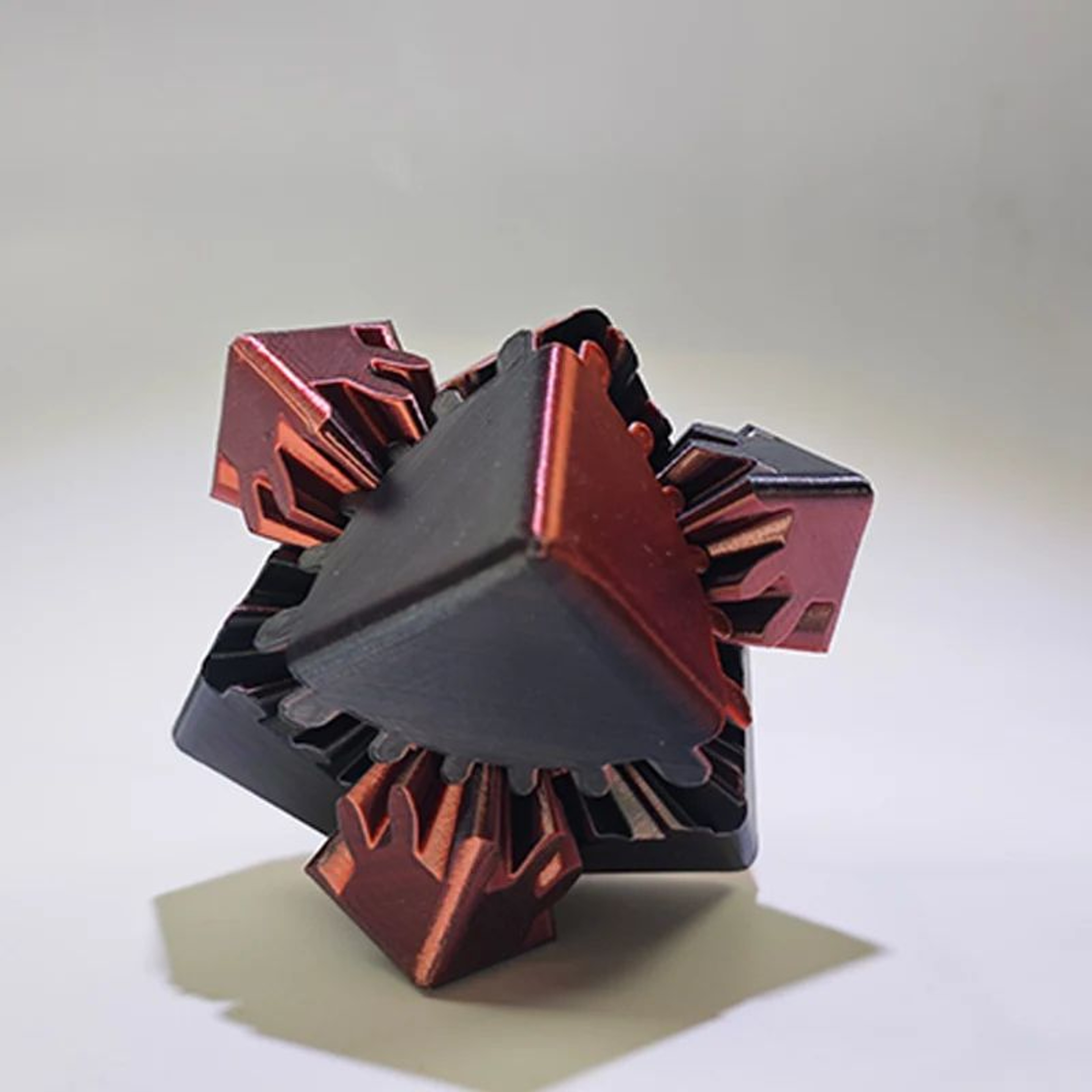 3D Printed Spin Fidget Cube Stress Relief Desk Toy For Focus Calm  Anxiety Support 6