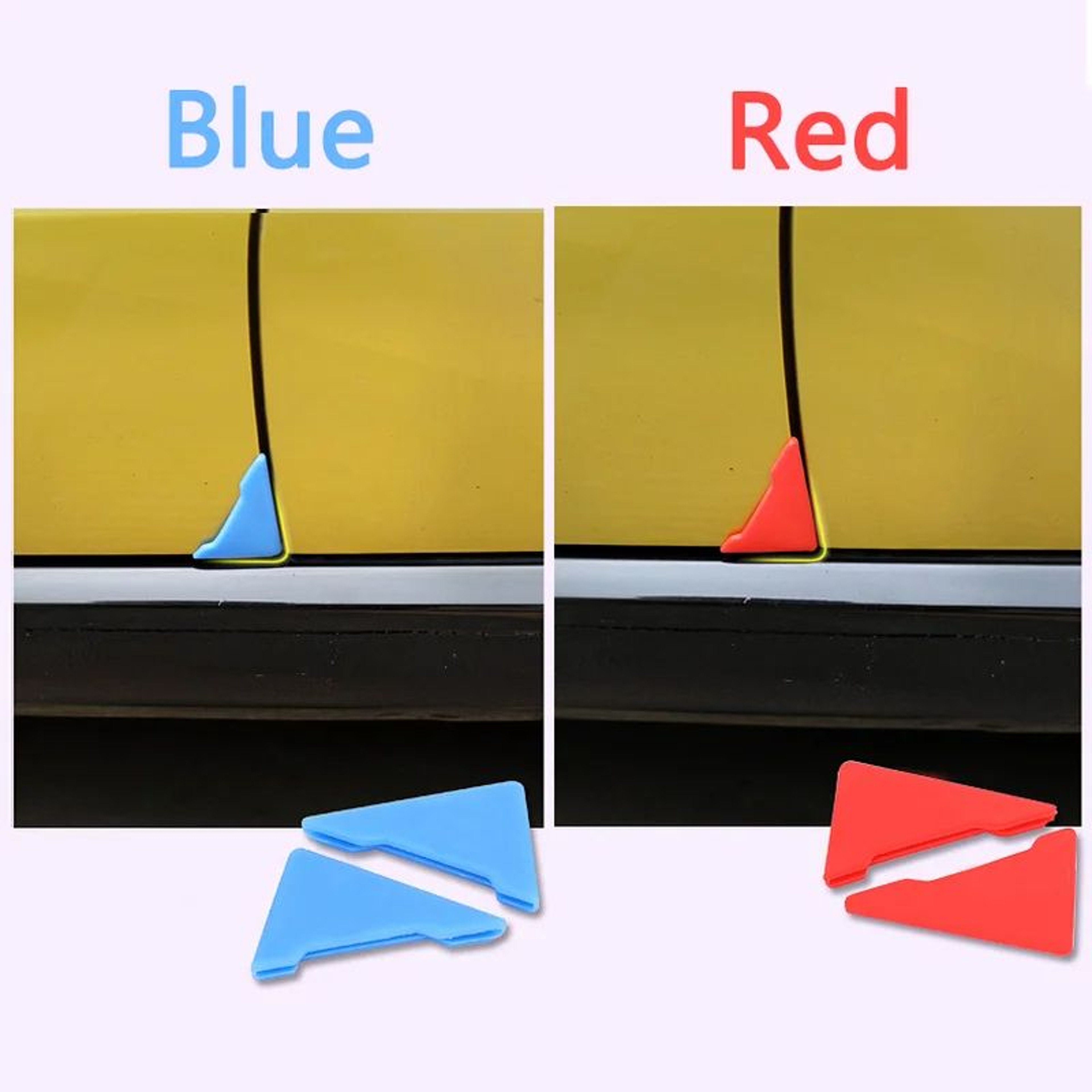 Silicone Car Door Corner Guard 2Pack  90 Degree Door Edge Protector AntiScratch Bumper Covers 3