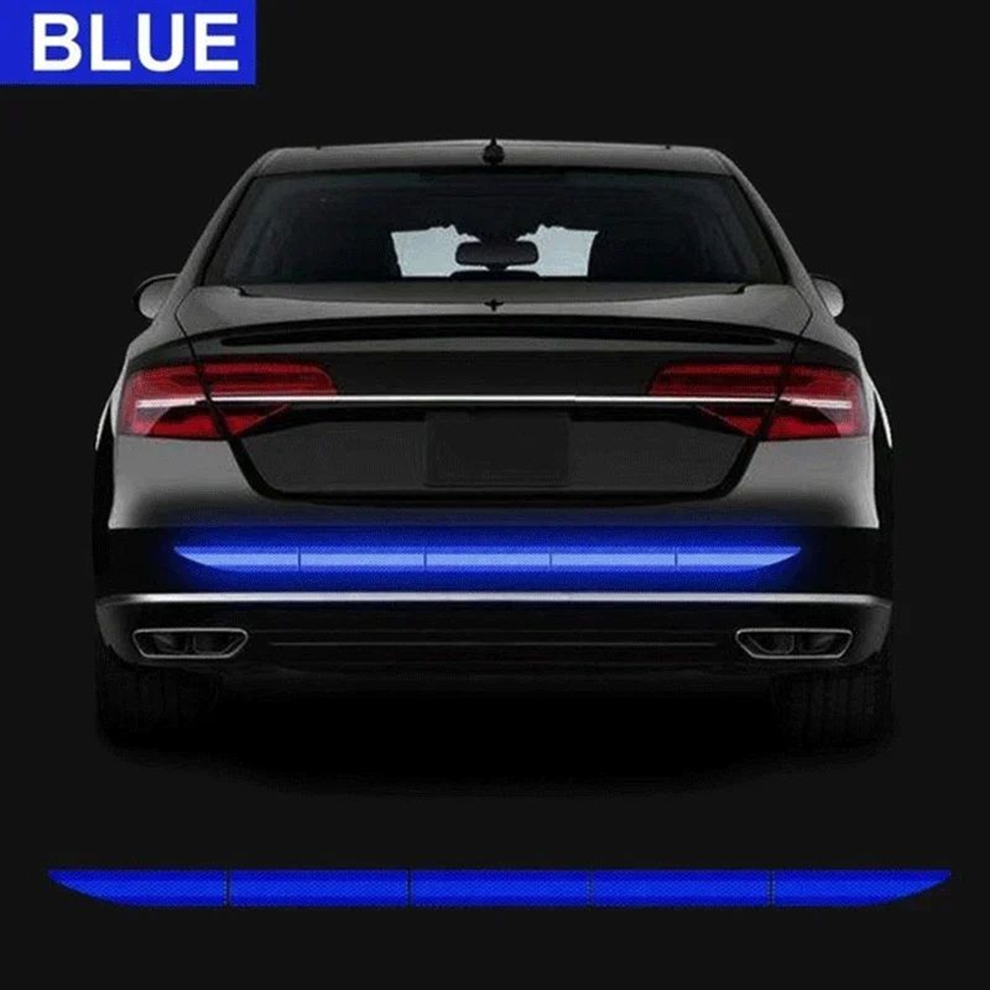 HighVisibility Reflective Warning Tape Sticker For Cars  AntiCollision Safety Strip For Trunk Bumpe 3