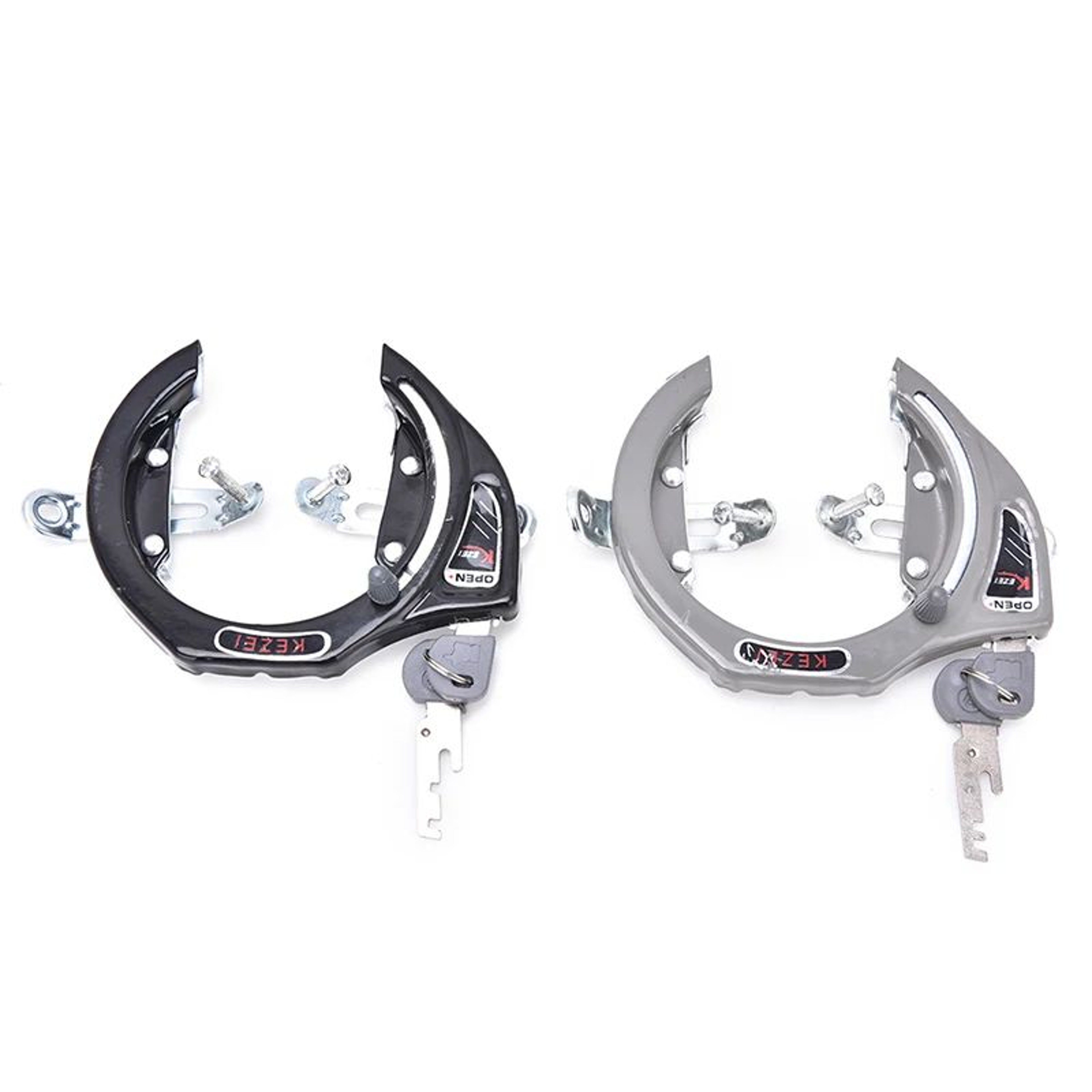 HeavyDuty Metal Horseshoe Bike Lock With Keys AntiTheft Bicycle Padlock For MTB  City Bikes 0