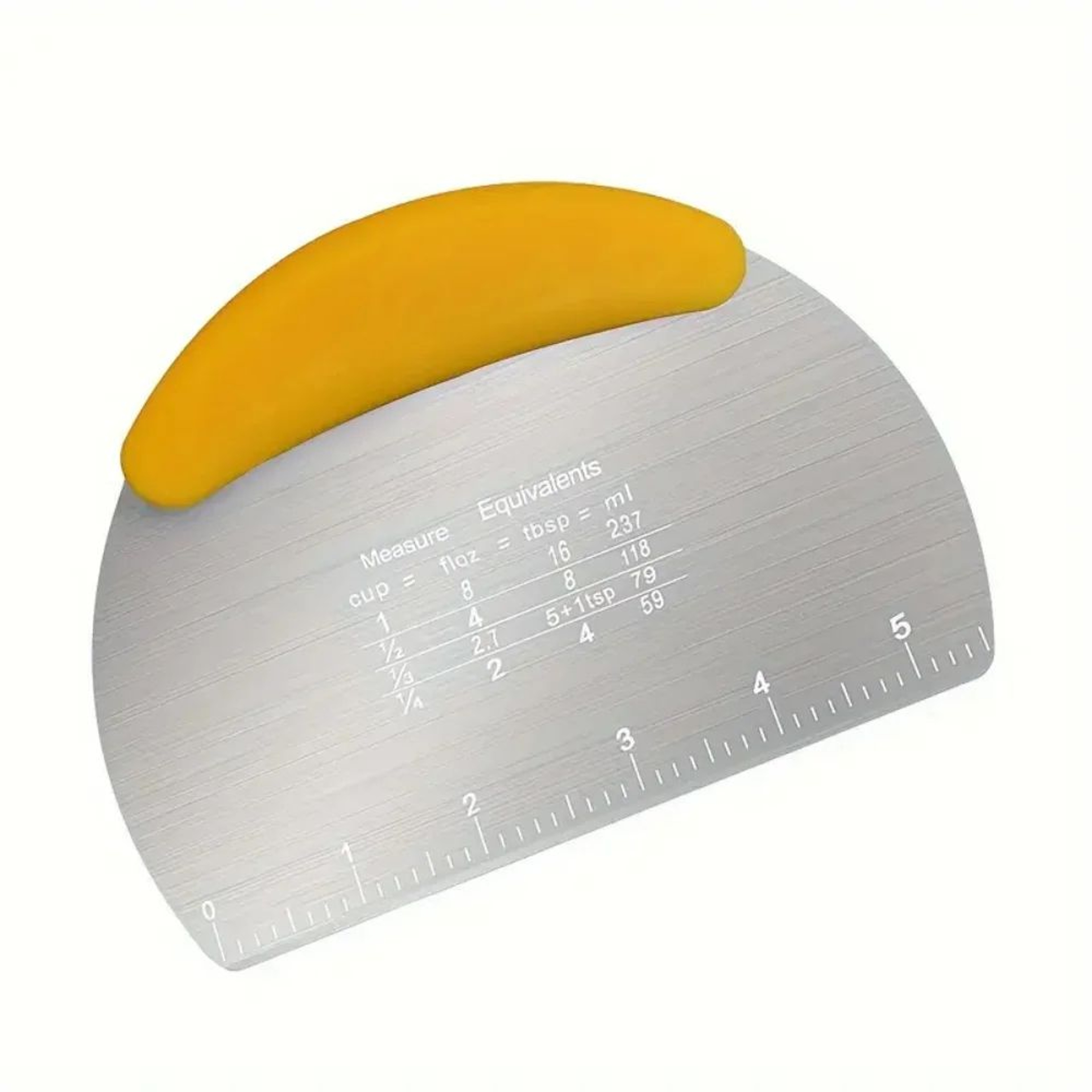 Stainless Steel Bench Scraper  Pastry Cutter With Measuring Scale Precision Dough  Baking Tool 7