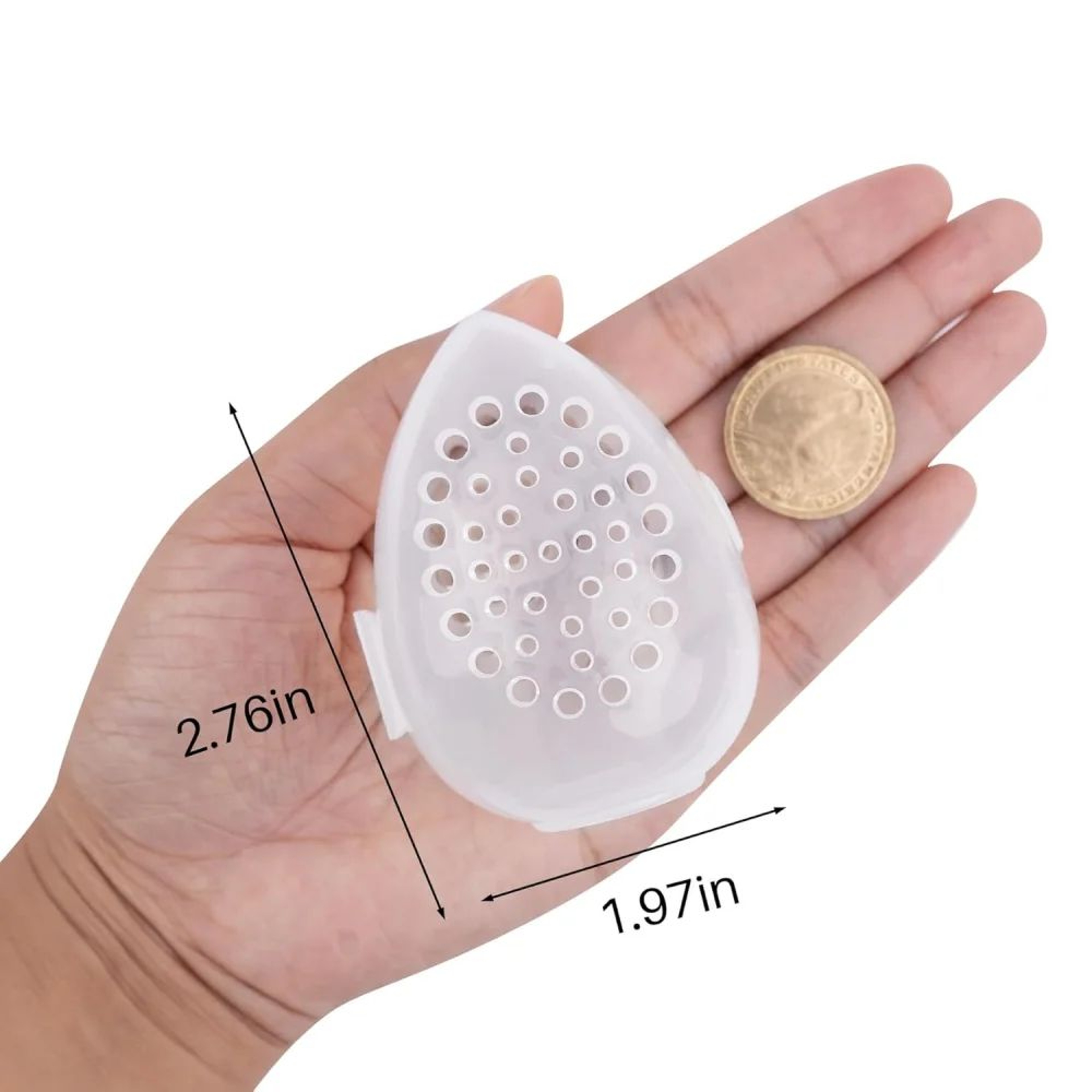 Compact Makeup Sponge Storage Box  Drying Case  Beauty Egg Organizer For Clean Ventilated Cosmetic  1
