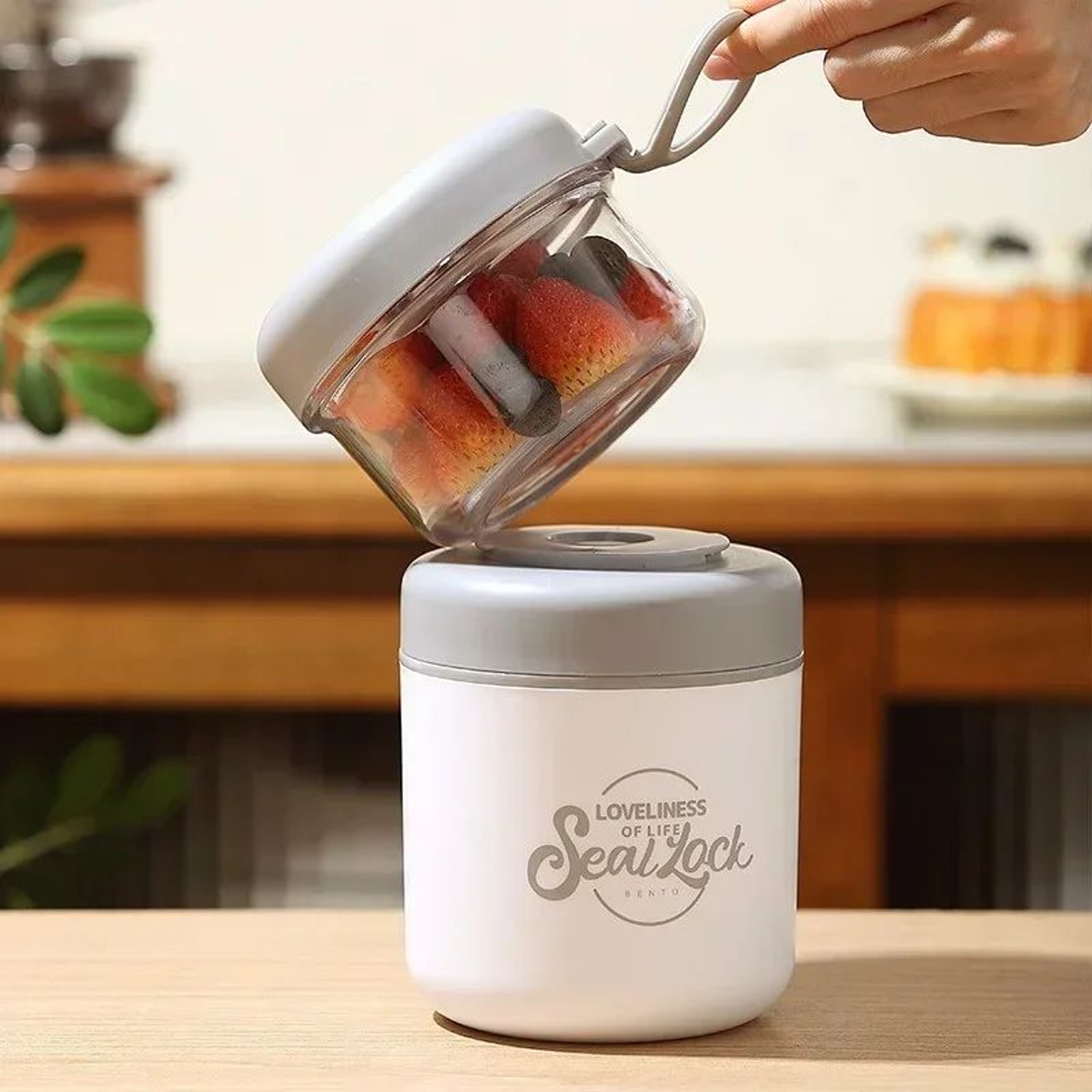 Stainless Steel Insulated Soup Thermos Cup With Spoon  Leakproof Oatmeal  Lunch Food Jar 4