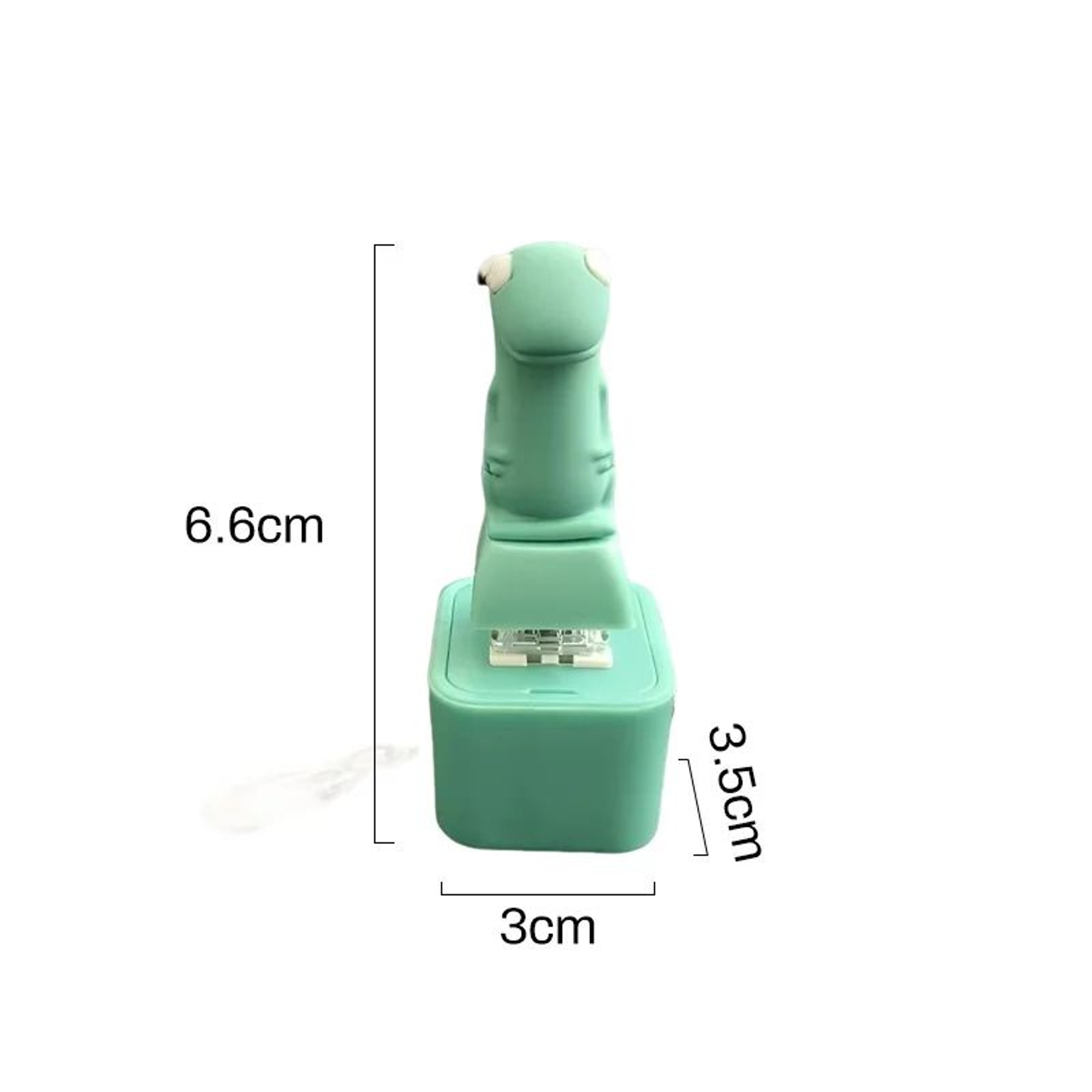 Rechargeable Croaking Frog Fidget Keychain With LED Lights Stress Relief Clicker Charm 9