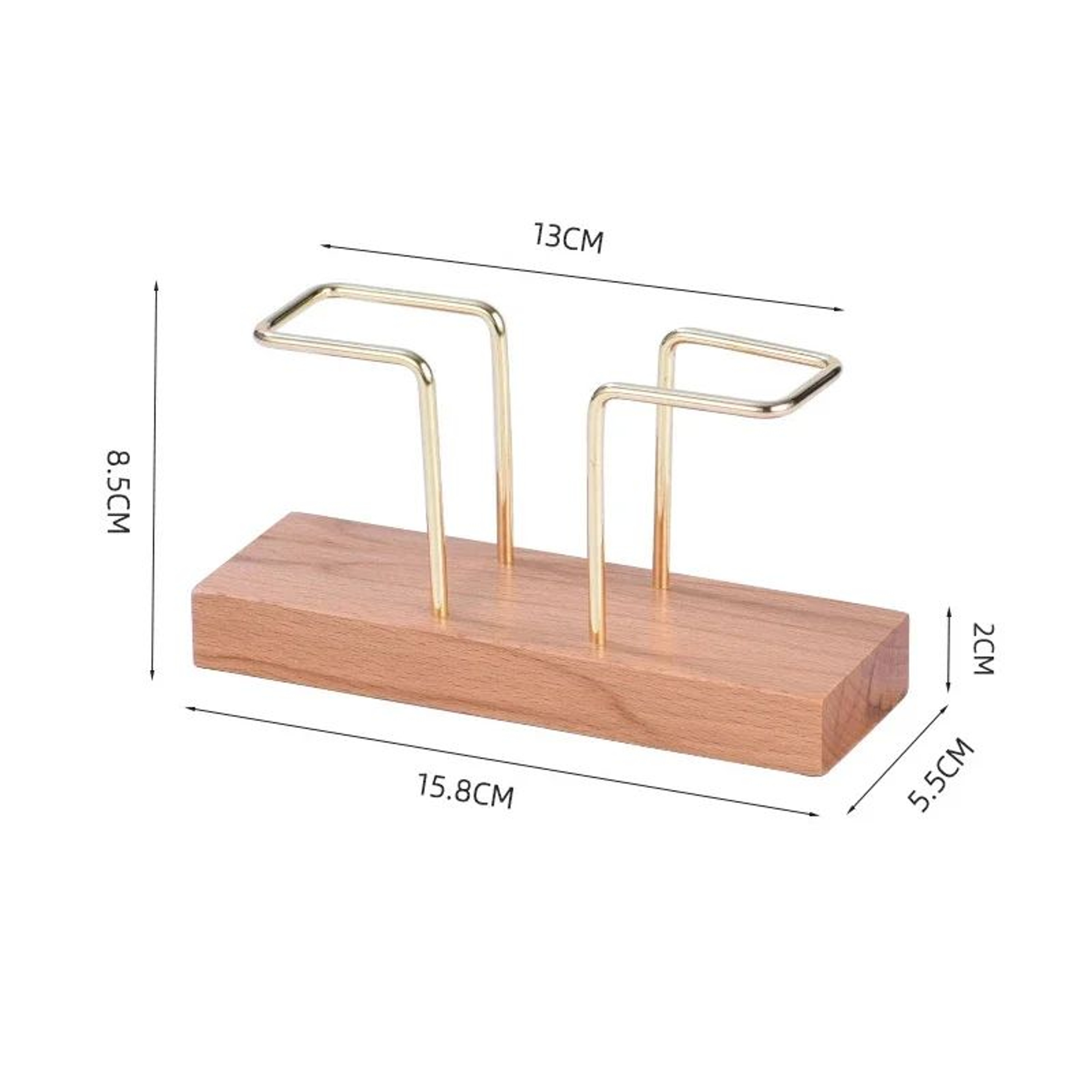 Minimalist Wooden Napkin Holder With Toothpick Compartment Vertical Tissue Dispenser For Cafe Table 6