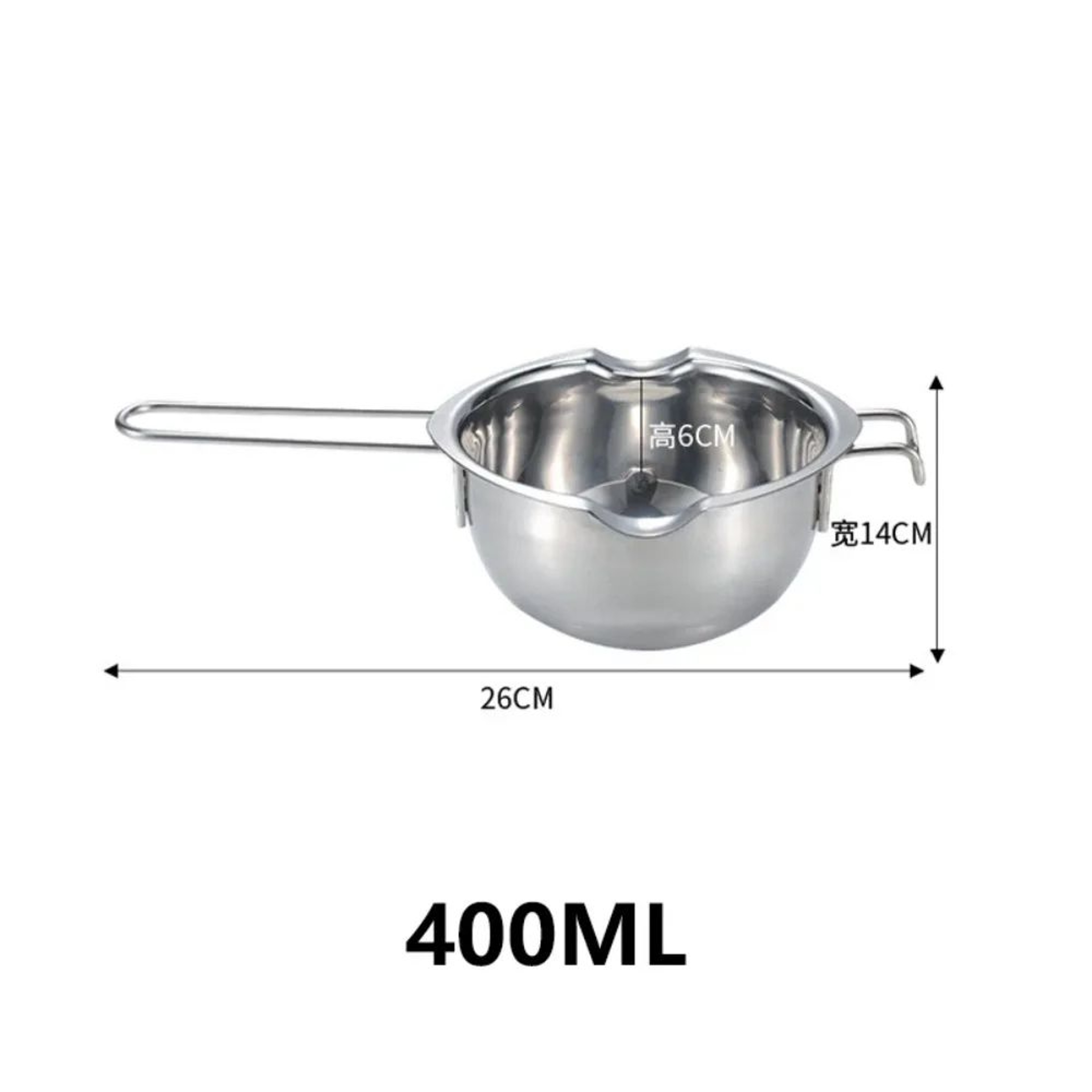 Stainless Steel Wax Melting Pot With Long Handle For Candle Soap  Chocolate Making 7