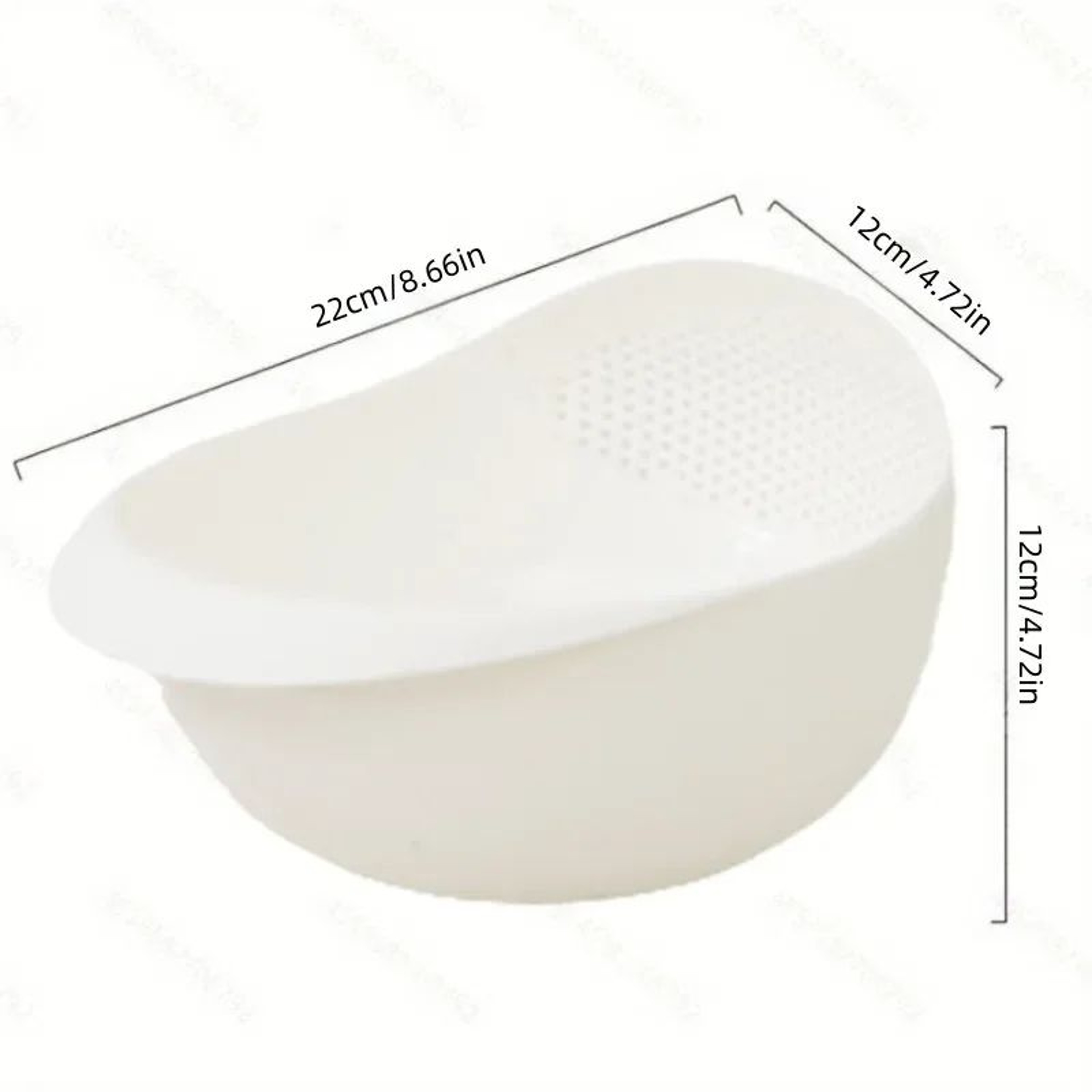 Rice Washing Strainer Bowl With Handles  Small Hole Rice Strainer  Kitchen Drain Basket 5