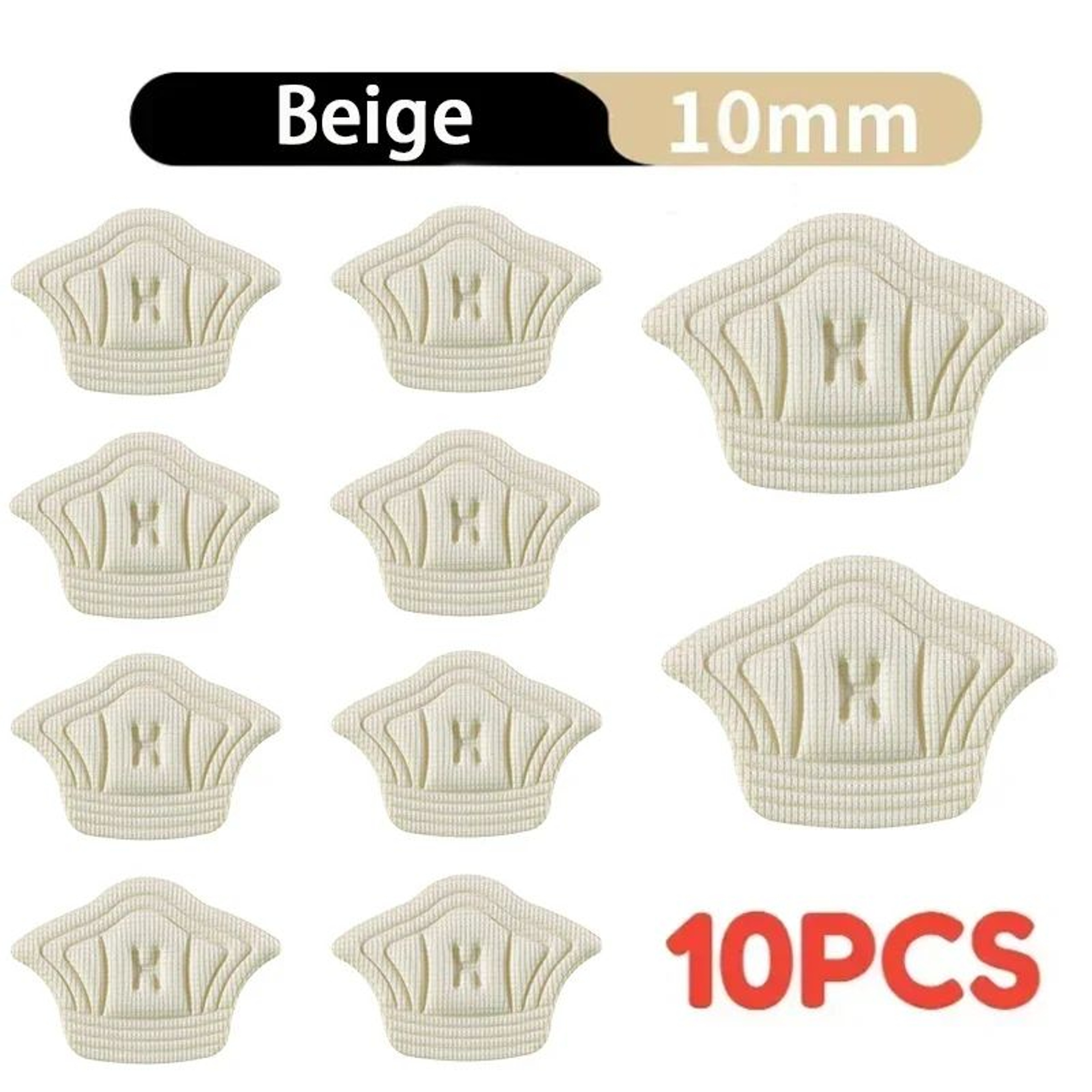 Adjustable Heel Pads For Shoes Cushioned Shoe Heel Grips 5Pair Set 10