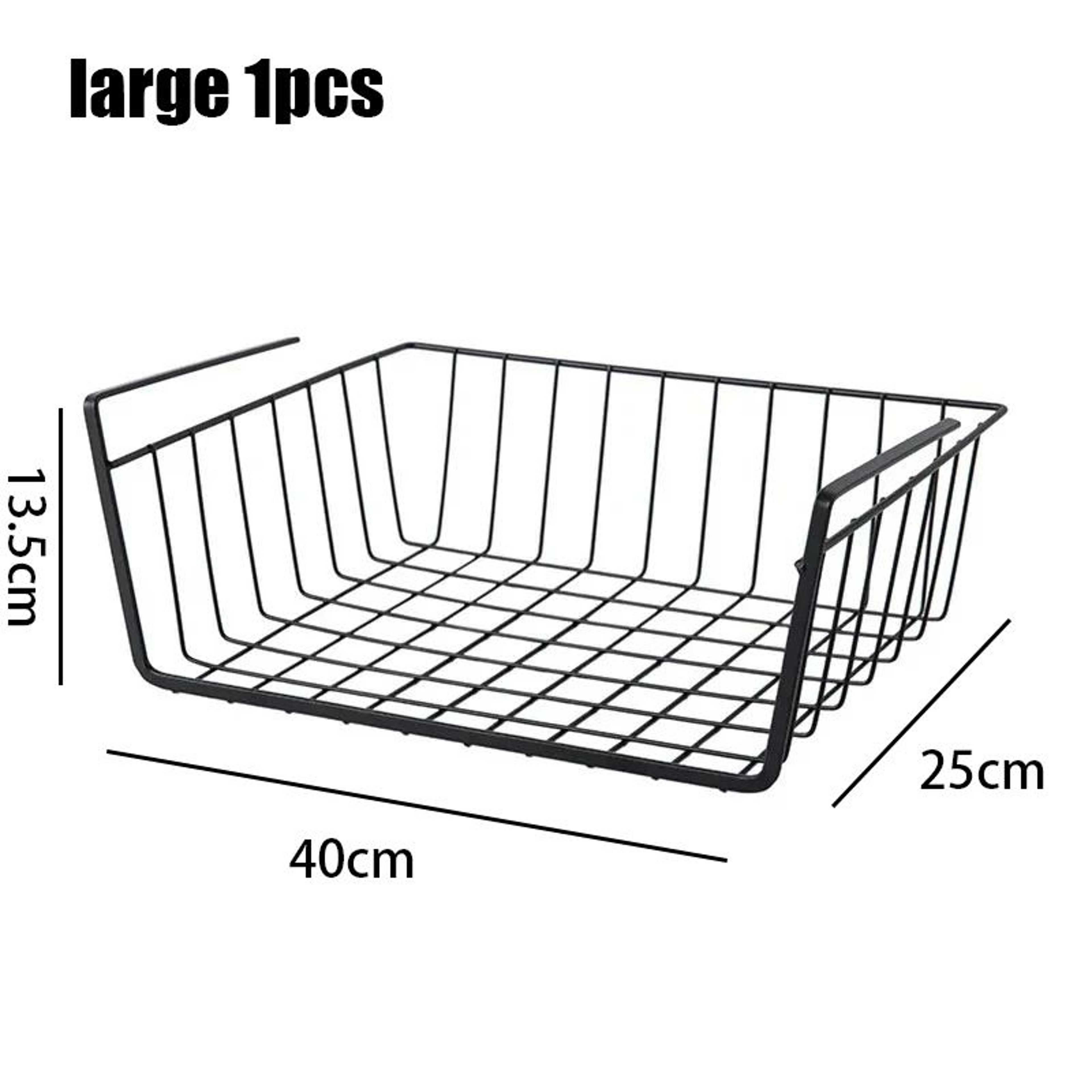 MultiFunctional Under Shelf Basket Hanging Storage Basket For Kitchen  Bathroom Perforated Metal 11