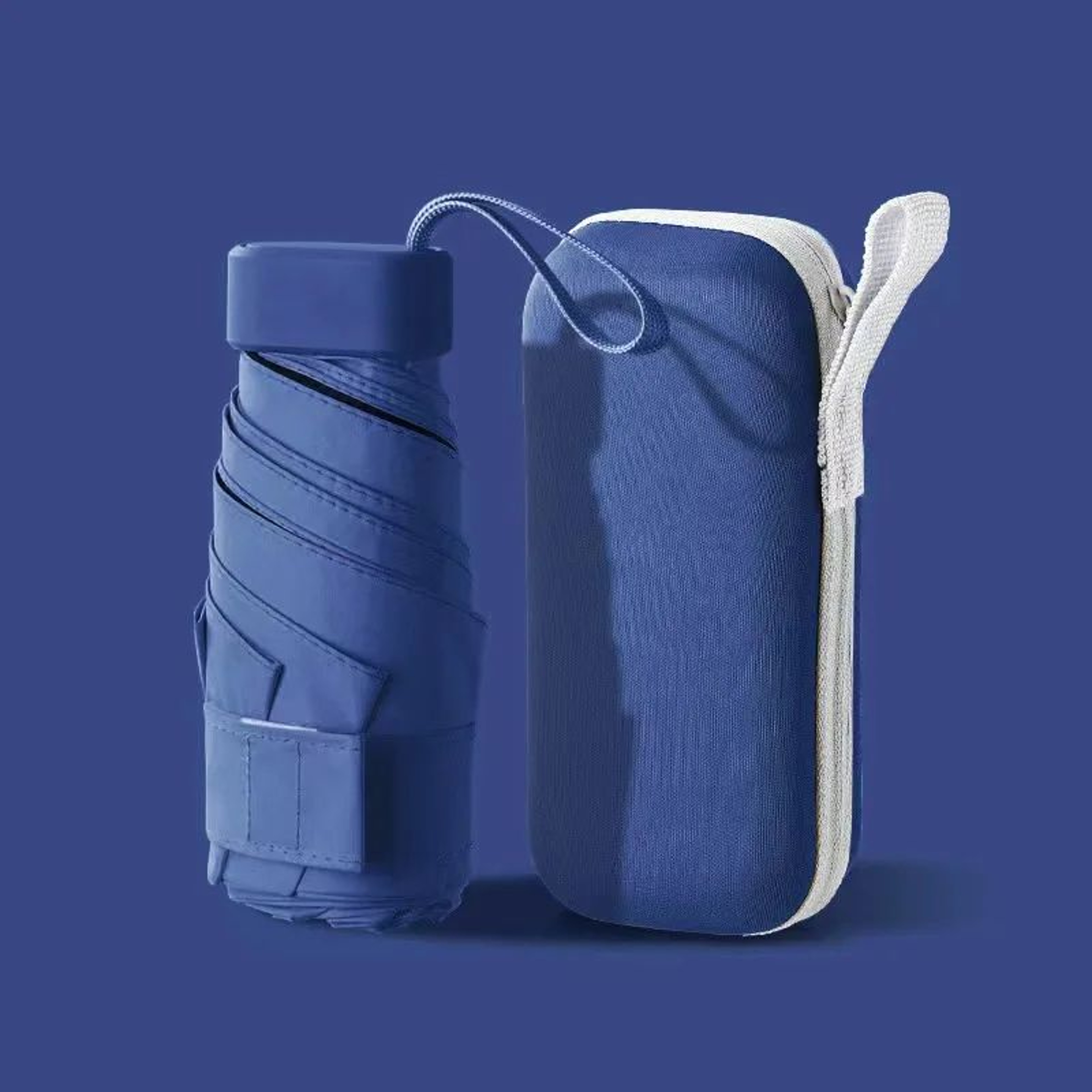 Capsule Mini Travel Umbrella With UV Sun Protection Case 9