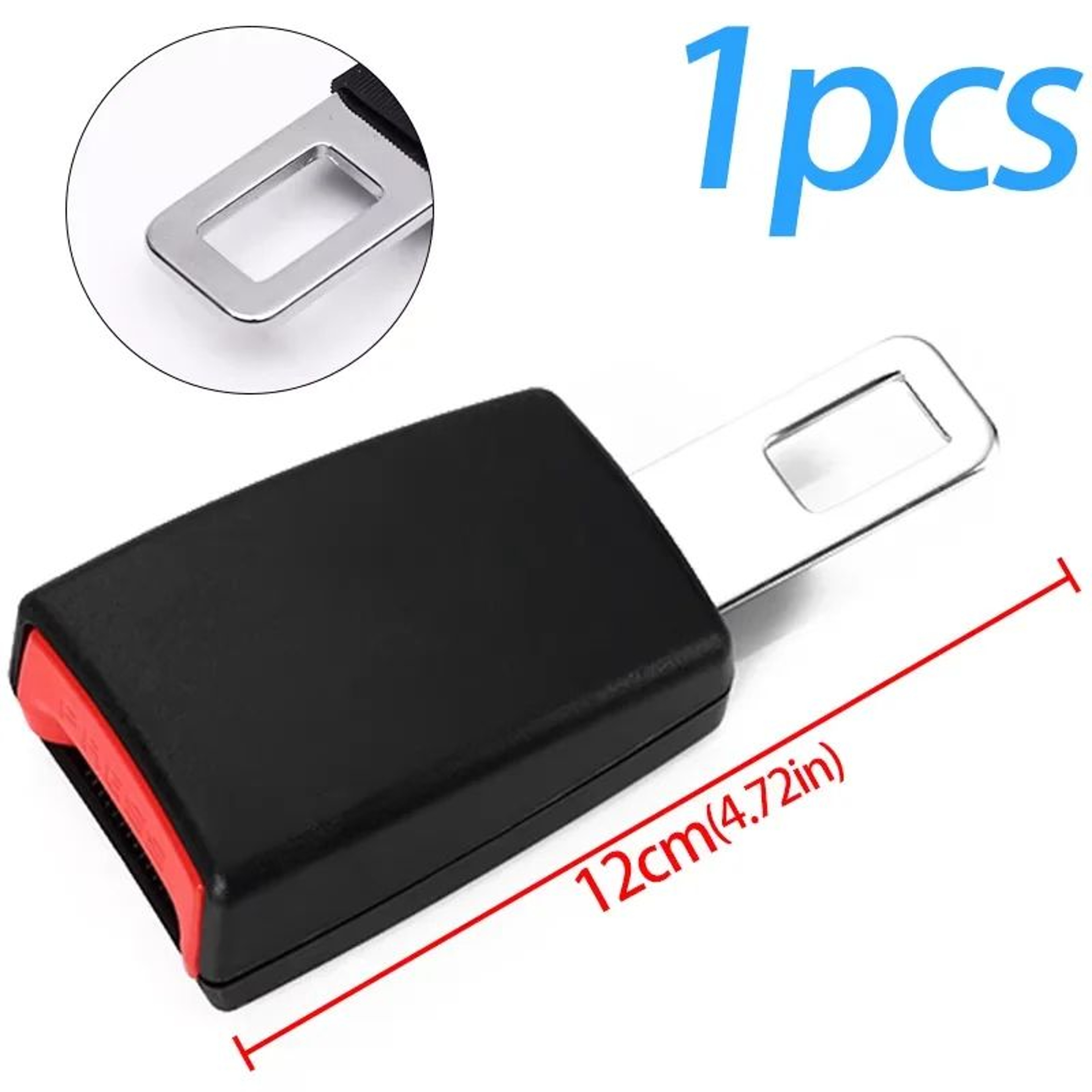 Universal Seat Belt Extender Buckle Plug Straight Insert  Quickfit Seat Belt Buckle Extender For A  6