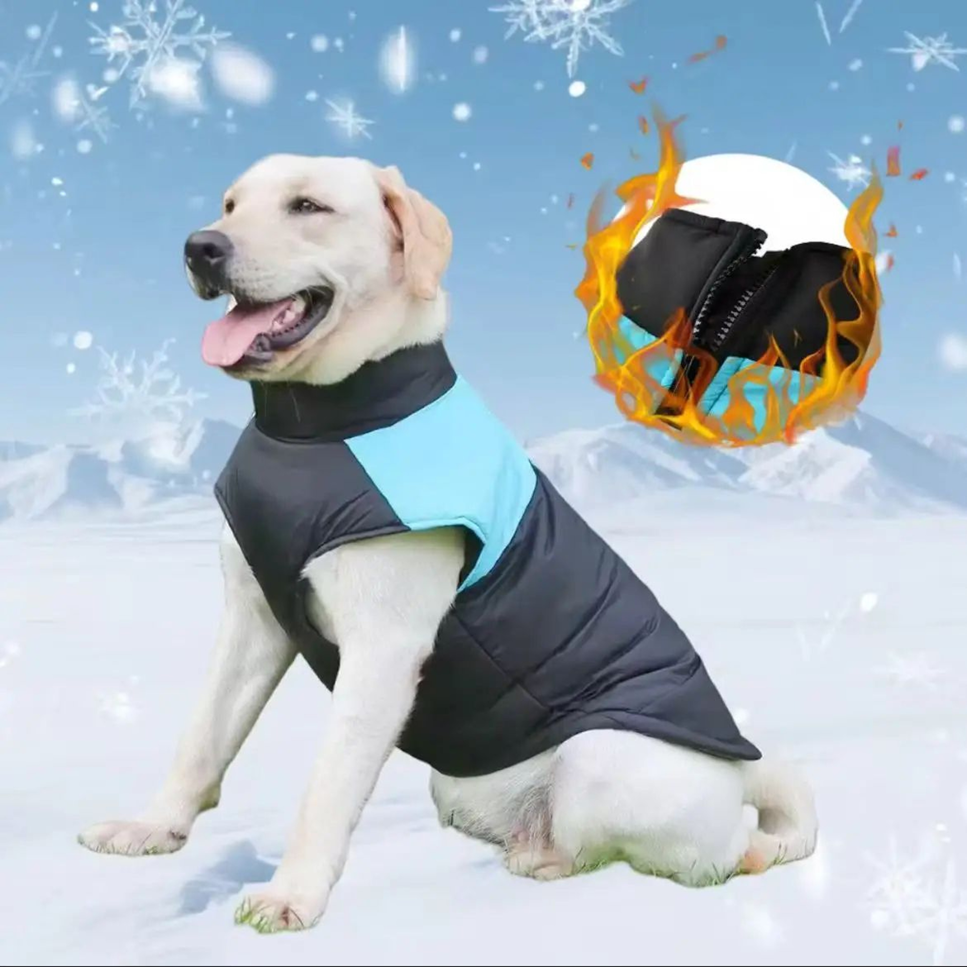 WarmShield Dog Hoodie Coat For Cold Weather Walks  Winter Dog Coat Large Dog Clothes Outdoor Pet Ja 3