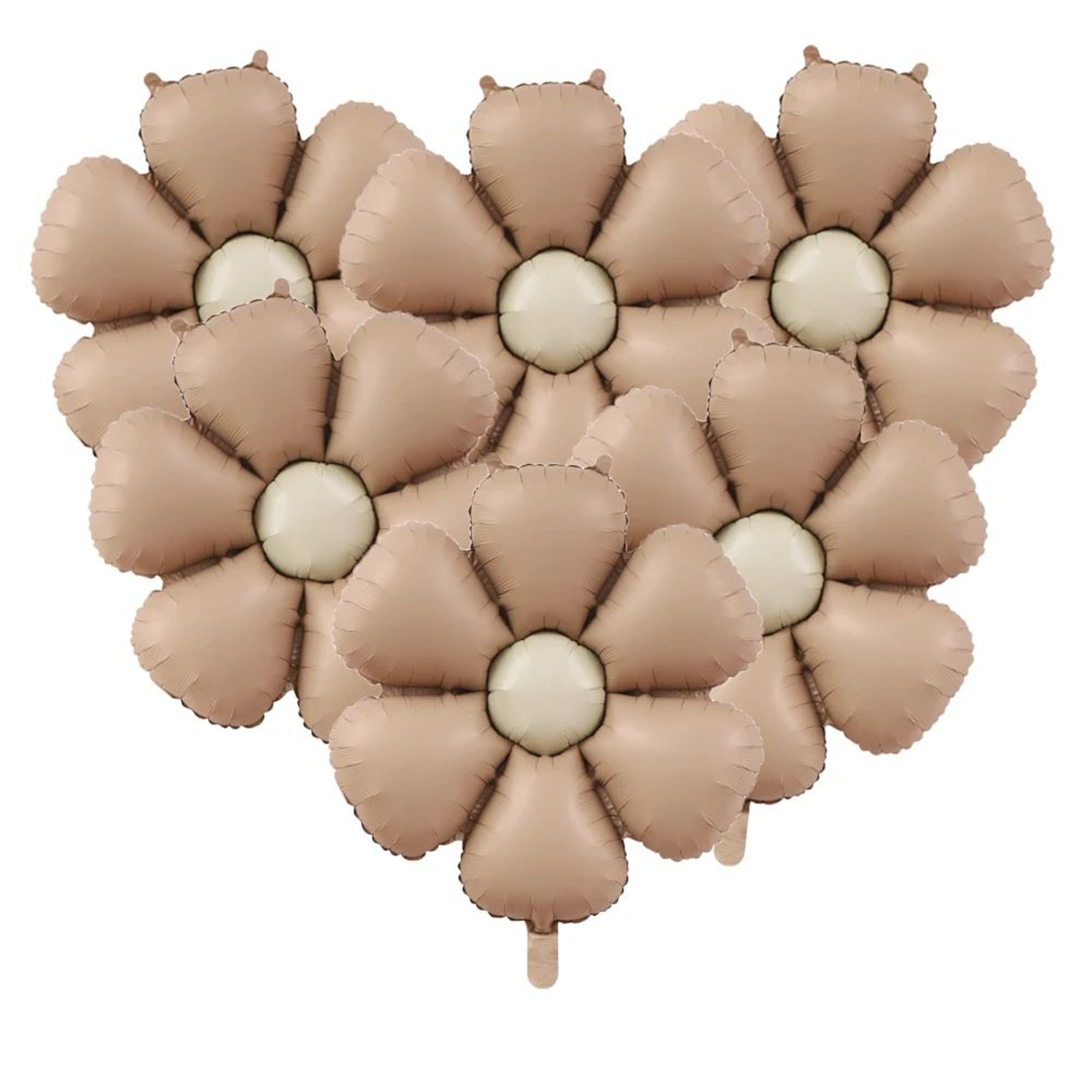 Matte Pink Daisy Foil Balloon Set 6pcs Large Party Decor For Baby Shower  Birthdays 7