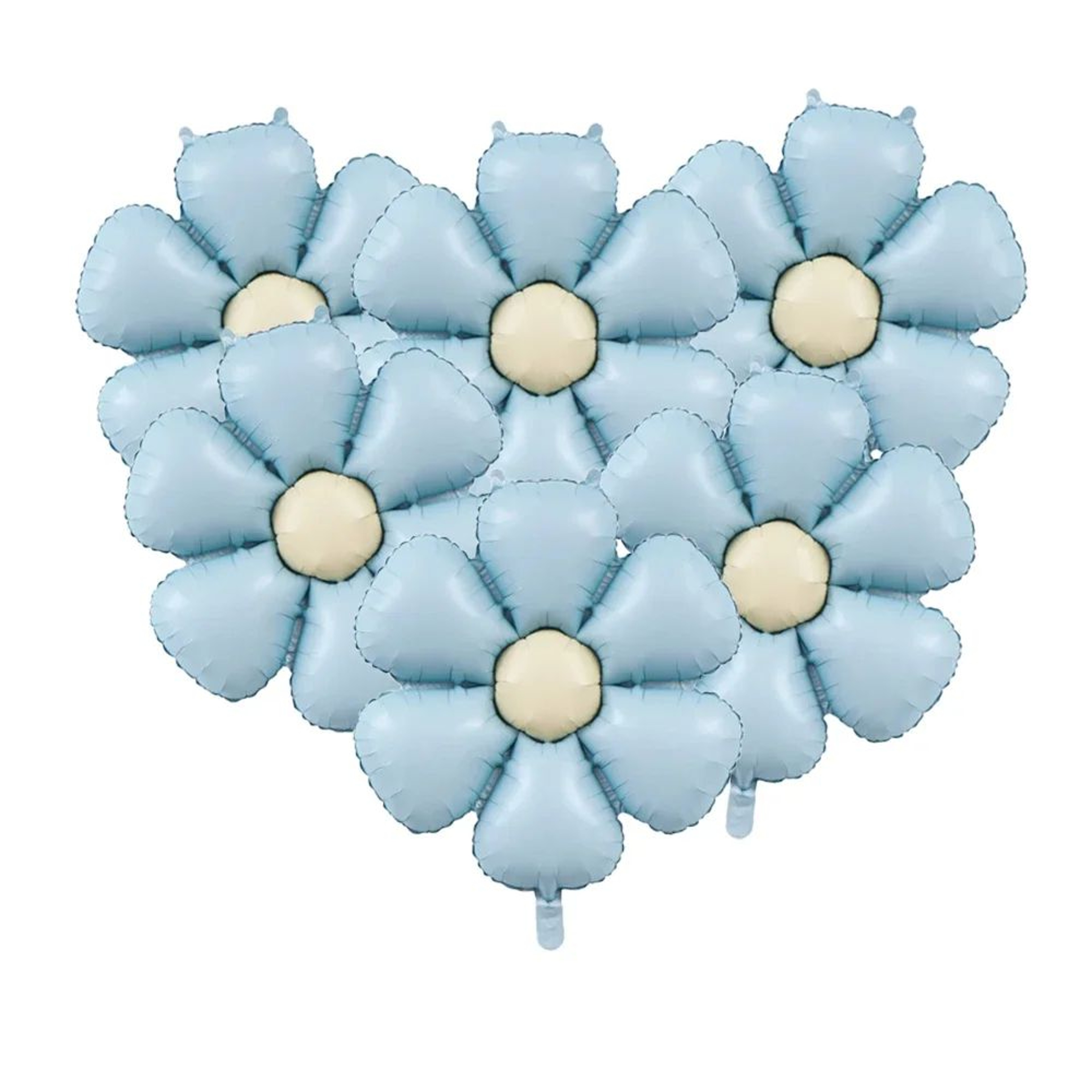 Matte Pink Daisy Foil Balloon Set 6pcs Large Party Decor For Baby Shower  Birthdays 8