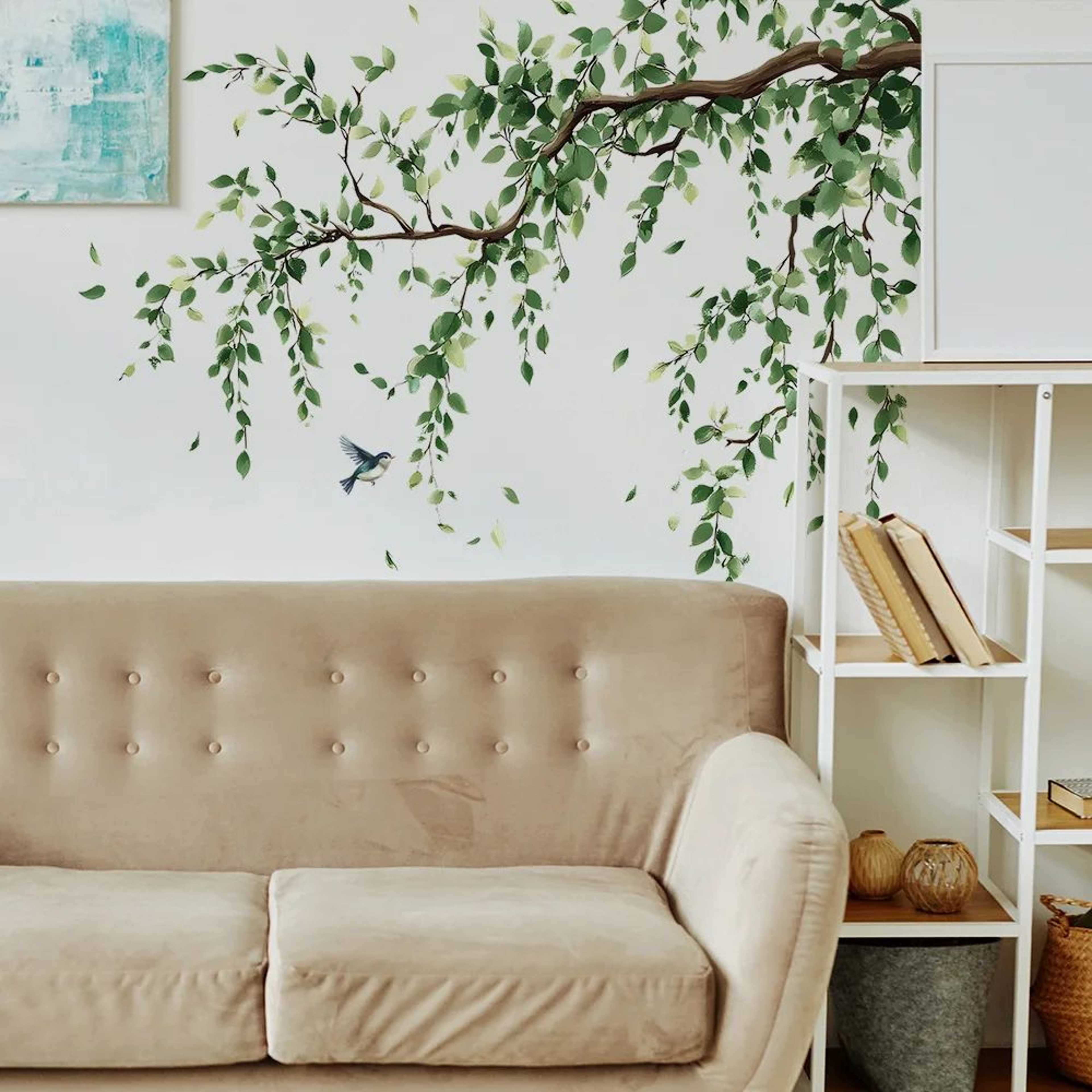 NatureScape Tree Wall Decor  Removable Wall Decals For Living Room  Bedroom  Large Removable Wall S 3
