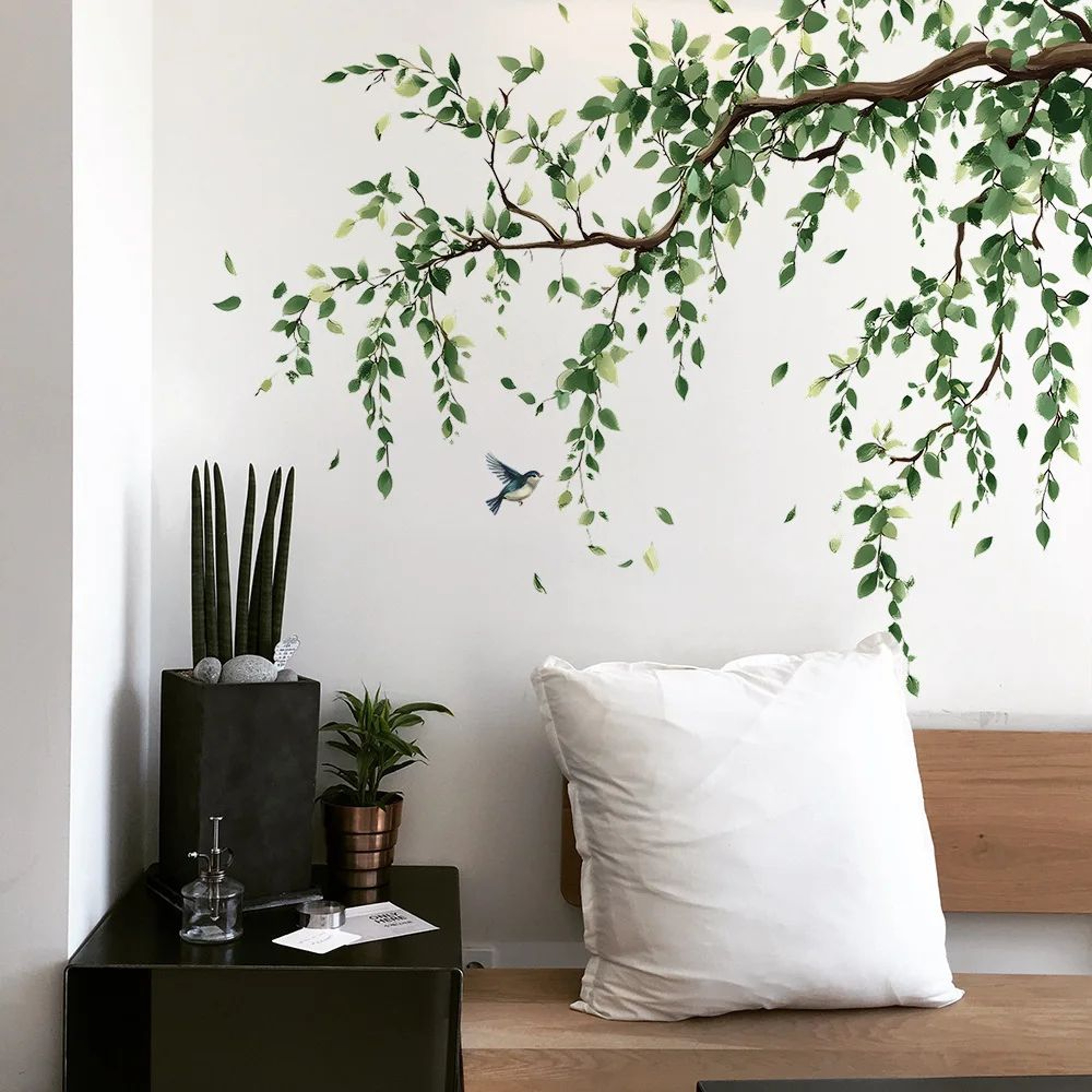 NatureScape Tree Wall Decor  Removable Wall Decals For Living Room  Bedroom  Large Removable Wall S 4