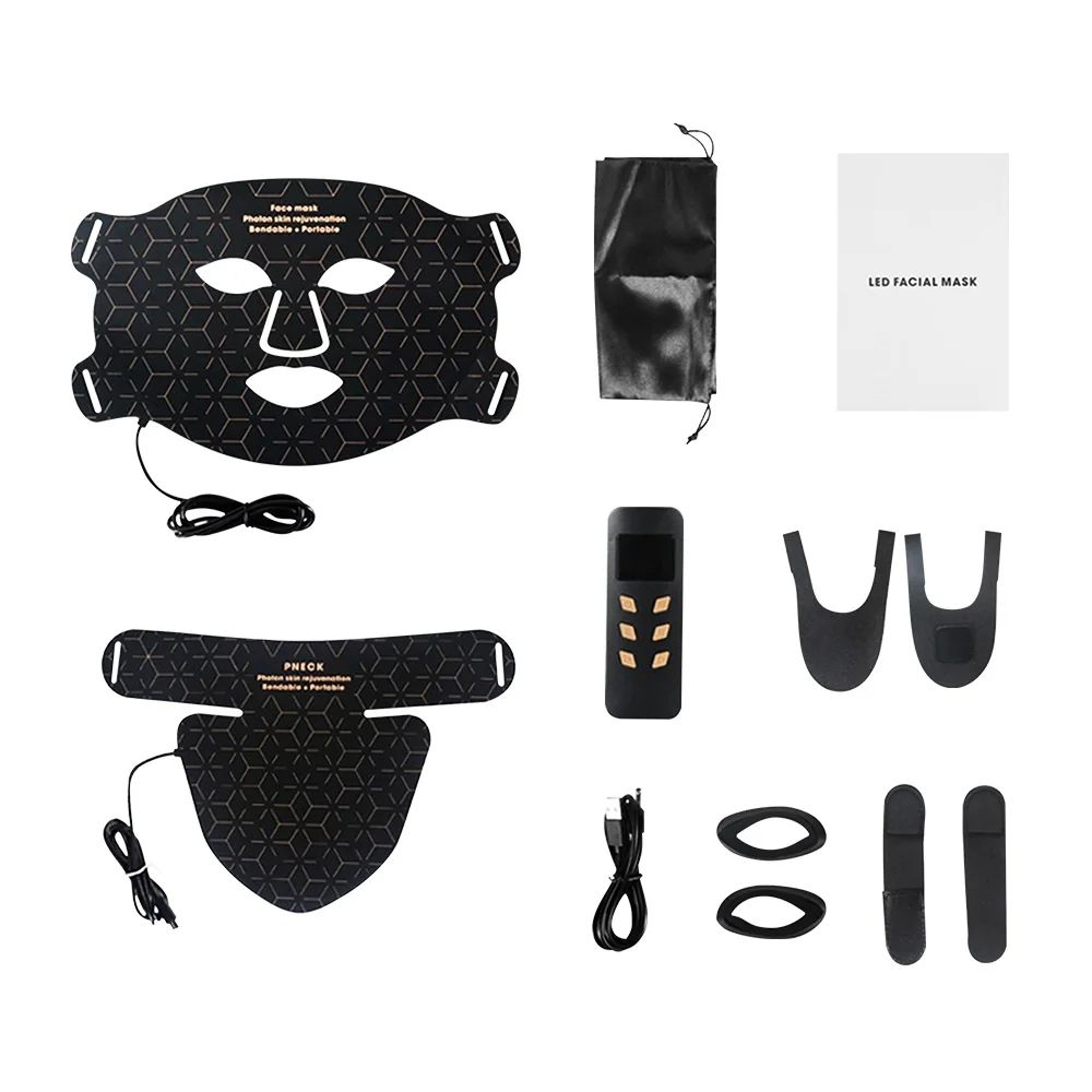 Advanced LED Phototherapy Facial  Neck Rejuvenation Mask  240LED Infrared Skin Renewal Technology 8