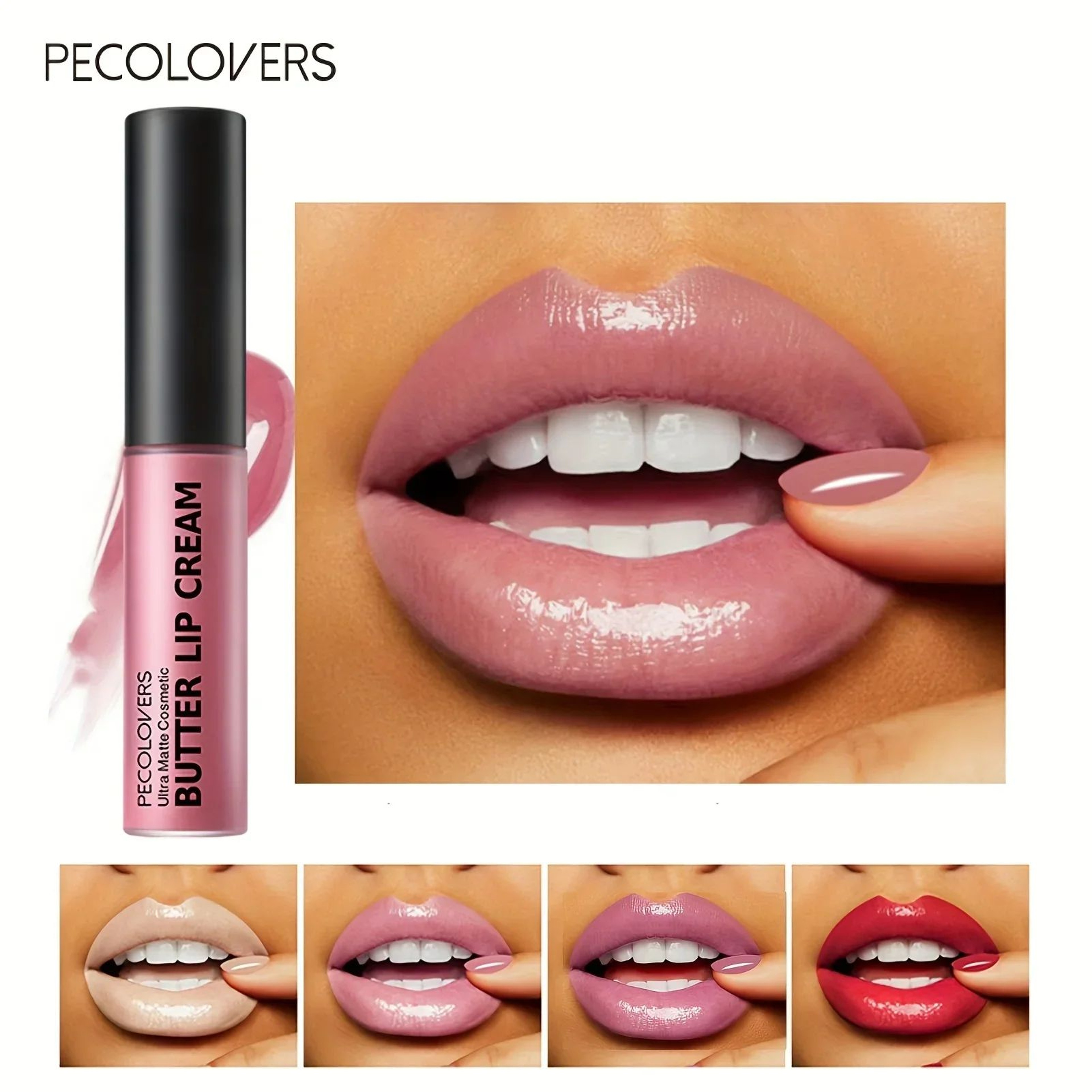 HydraGlow Butter Nude Lip Gloss  LongLasting Hydrating NonSticky Lip Makeup 2