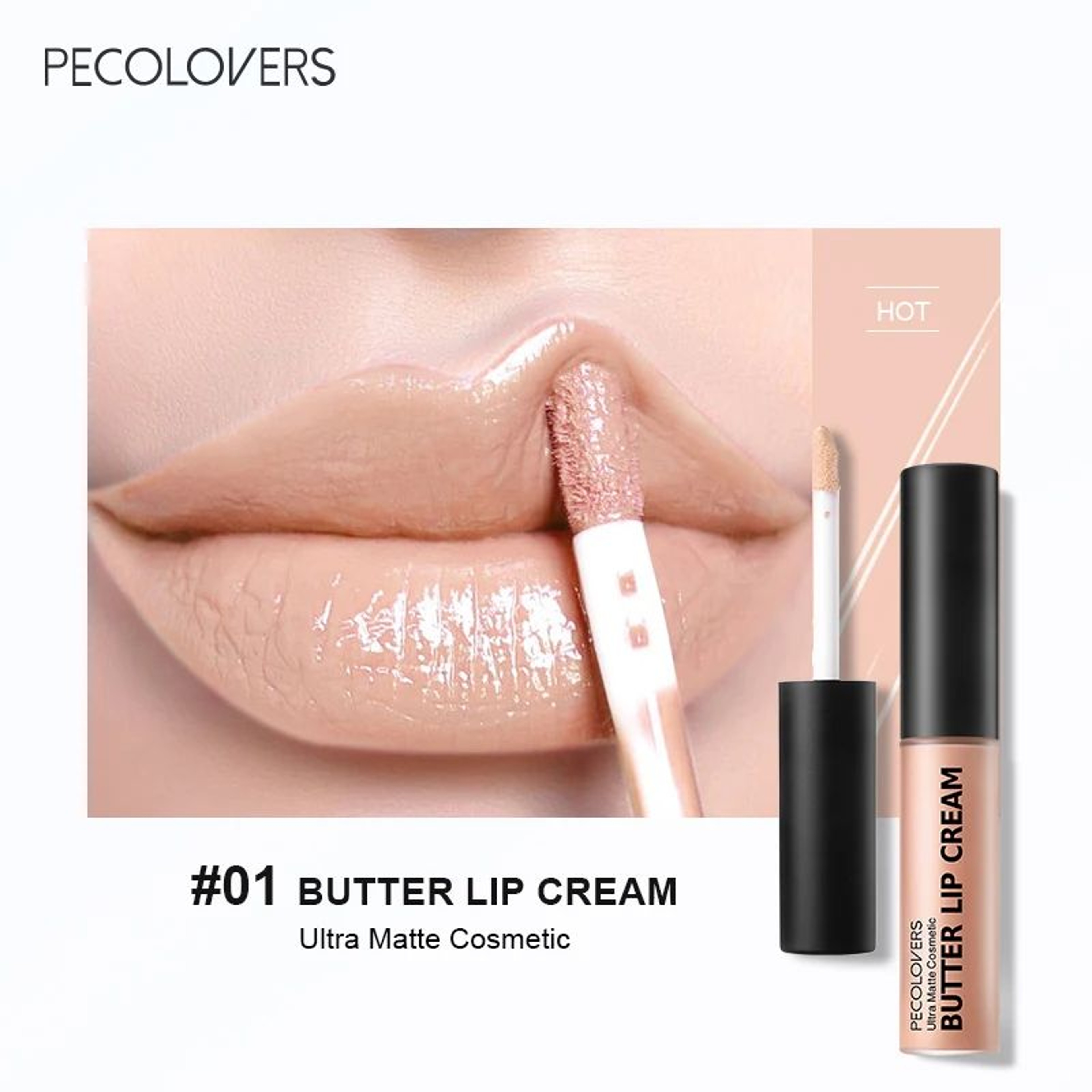 HydraGlow Butter Nude Lip Gloss  LongLasting Hydrating NonSticky Lip Makeup 6