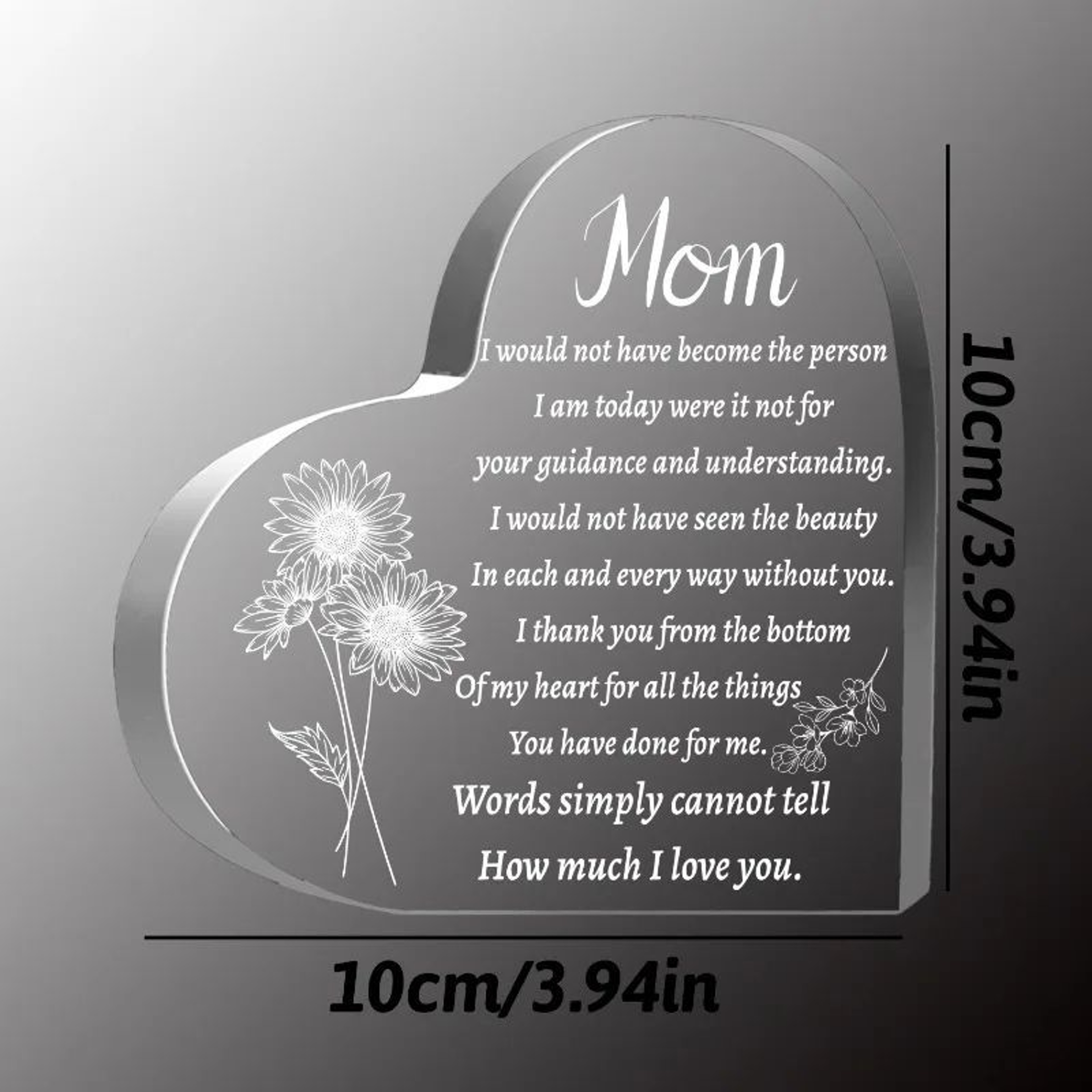 Butterfly Grandma Plaque  Acrylic Keepsake Gift From Granddaughter 2