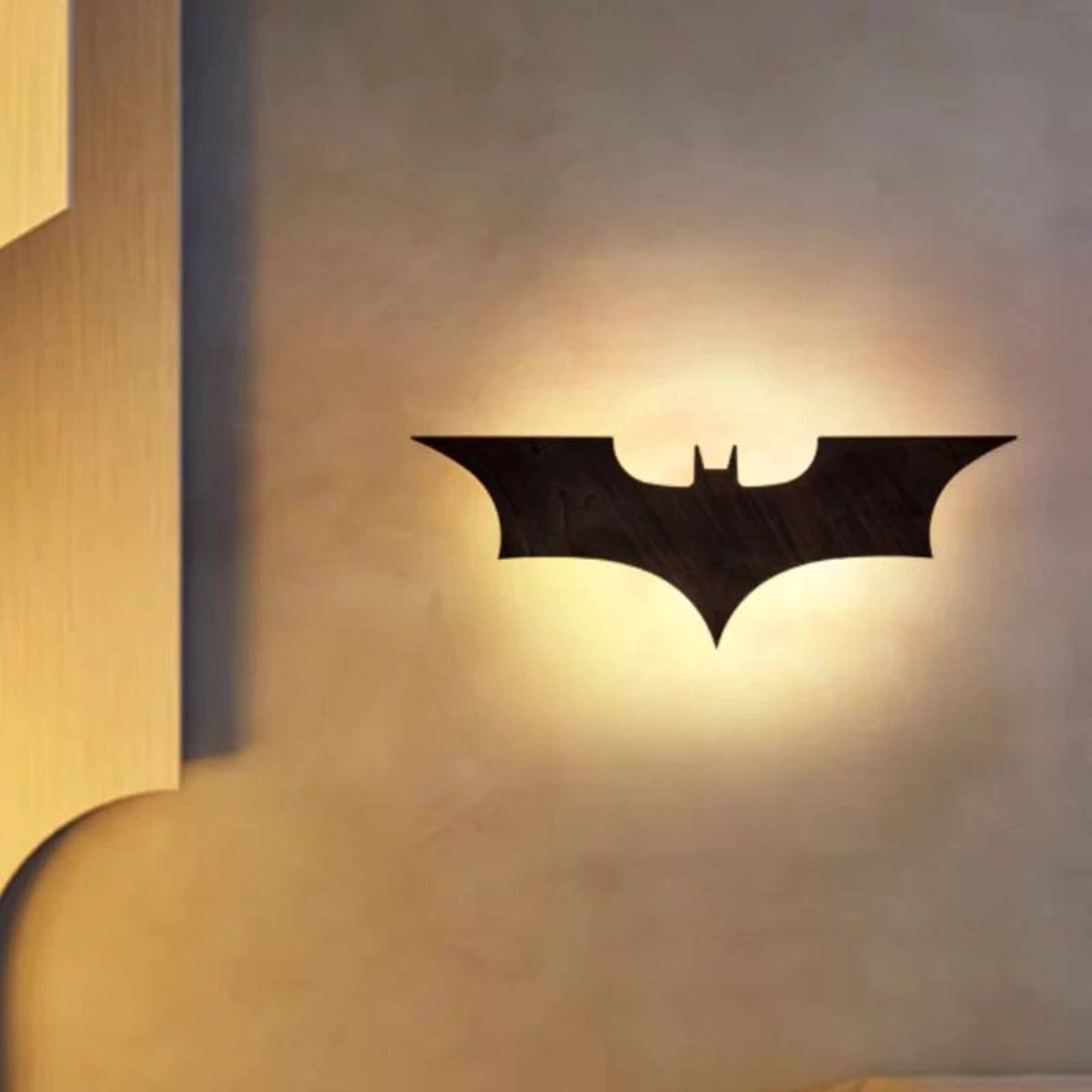 Modern Wooden LED Wall Lamp With Remote  16Color Dimmable Night Light 4