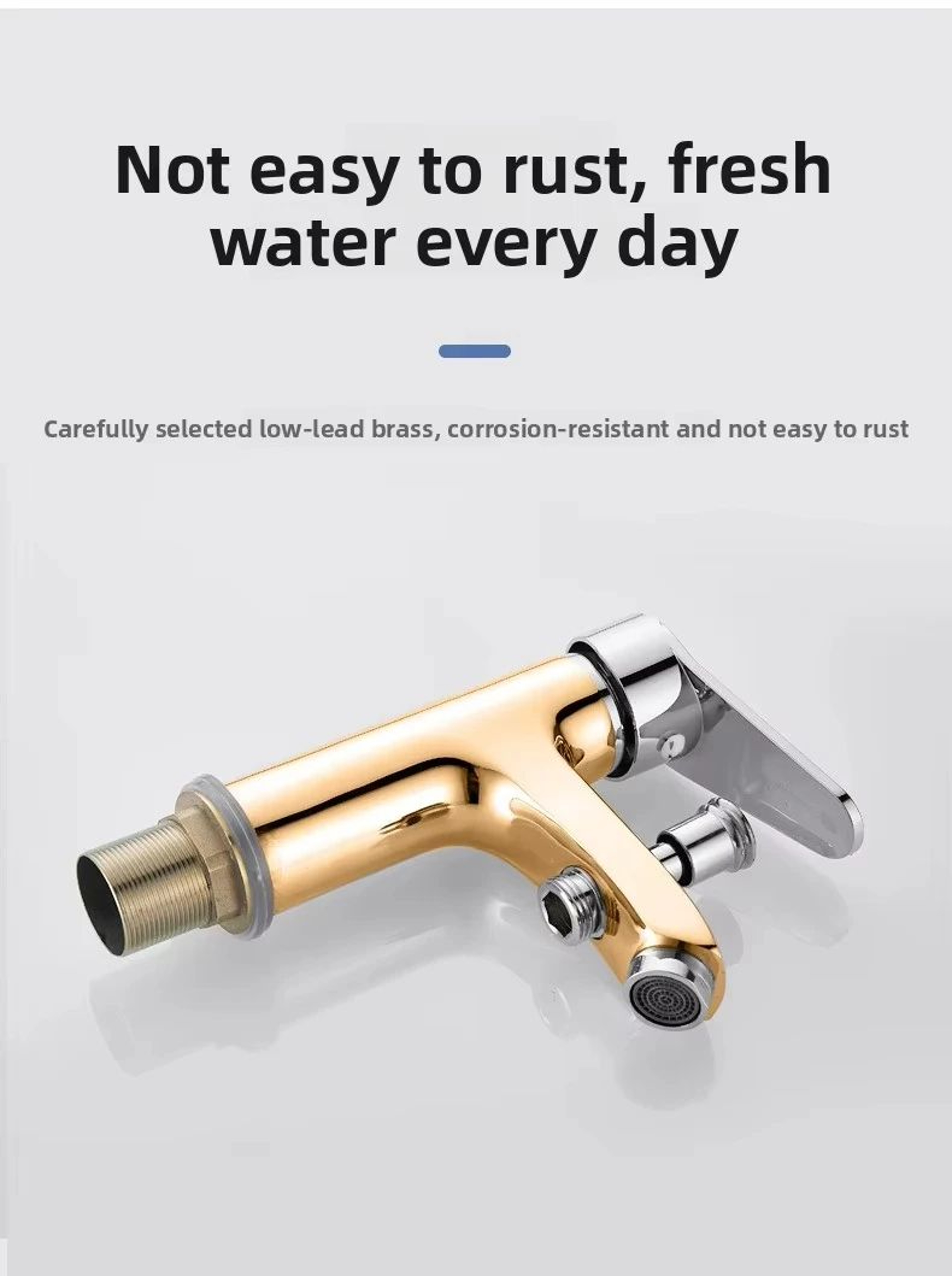Premium Modern Basin Tap  Bathroom Sink Faucet With Single Hole Faucet Design  Multifunction Shower 1