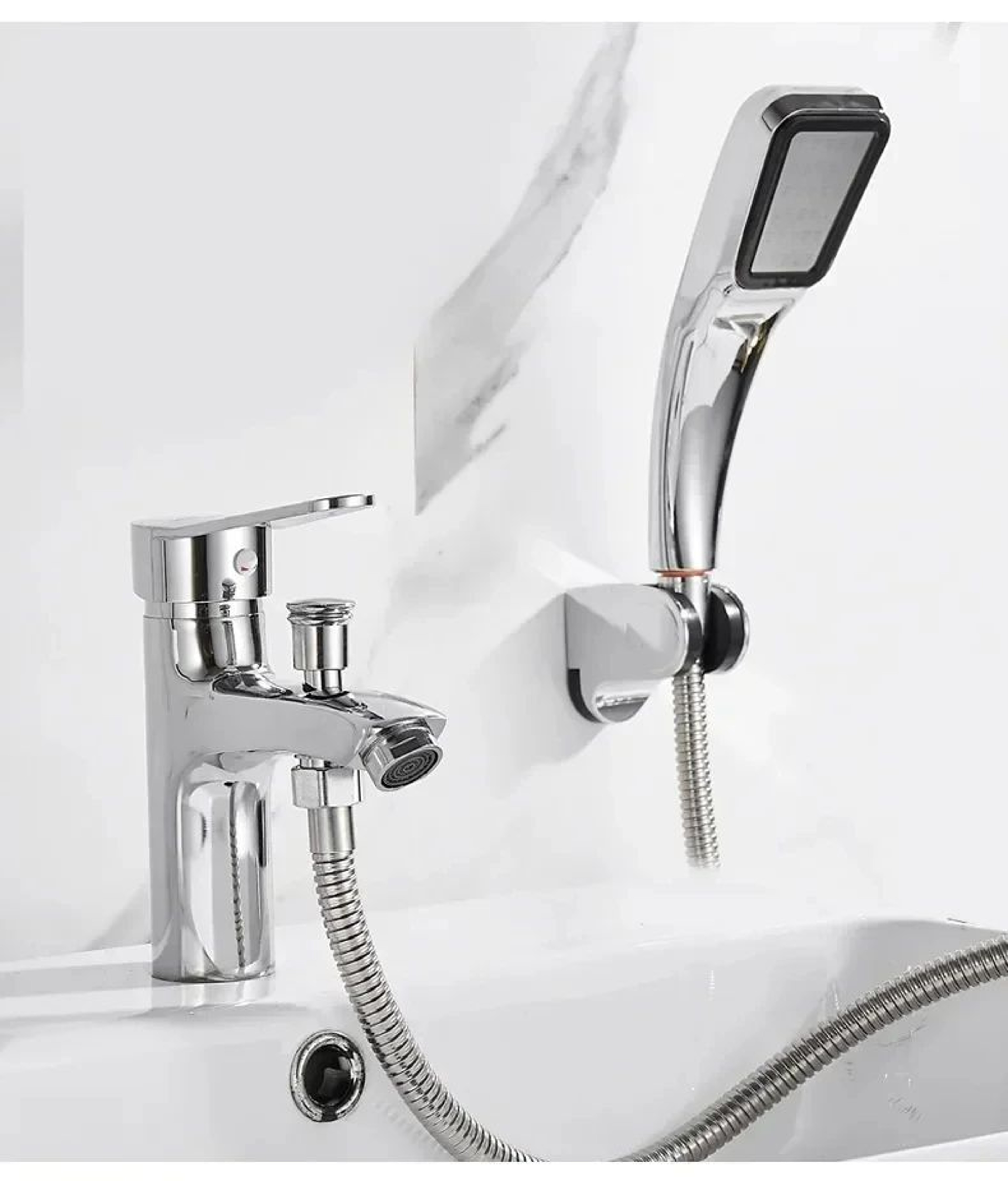 Premium Modern Basin Tap  Bathroom Sink Faucet With Single Hole Faucet Design  Multifunction Shower 2