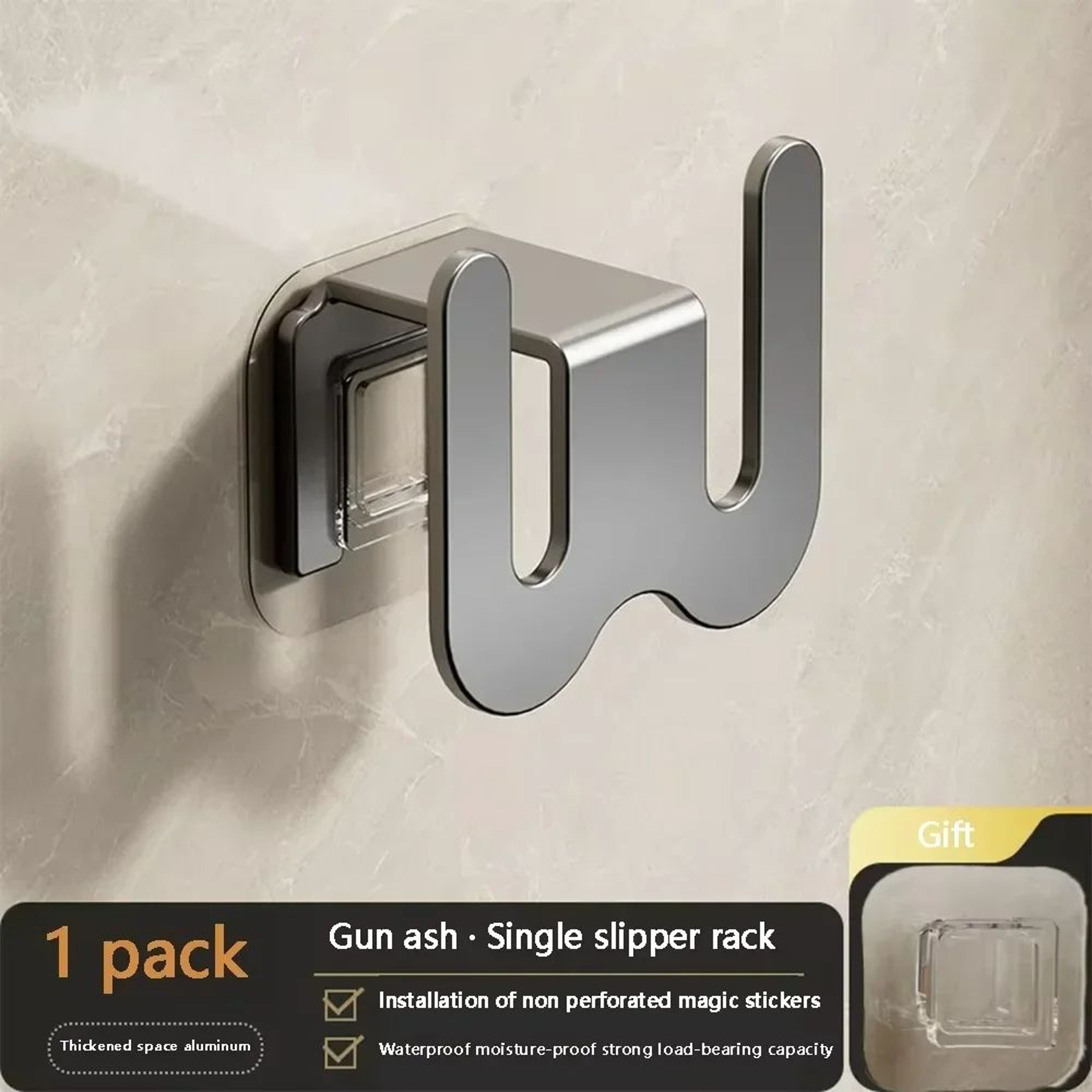 Wall Mounted Shoe Storage Rack With Drainage  SpaceSaving Bathroom Slipper Holder 6