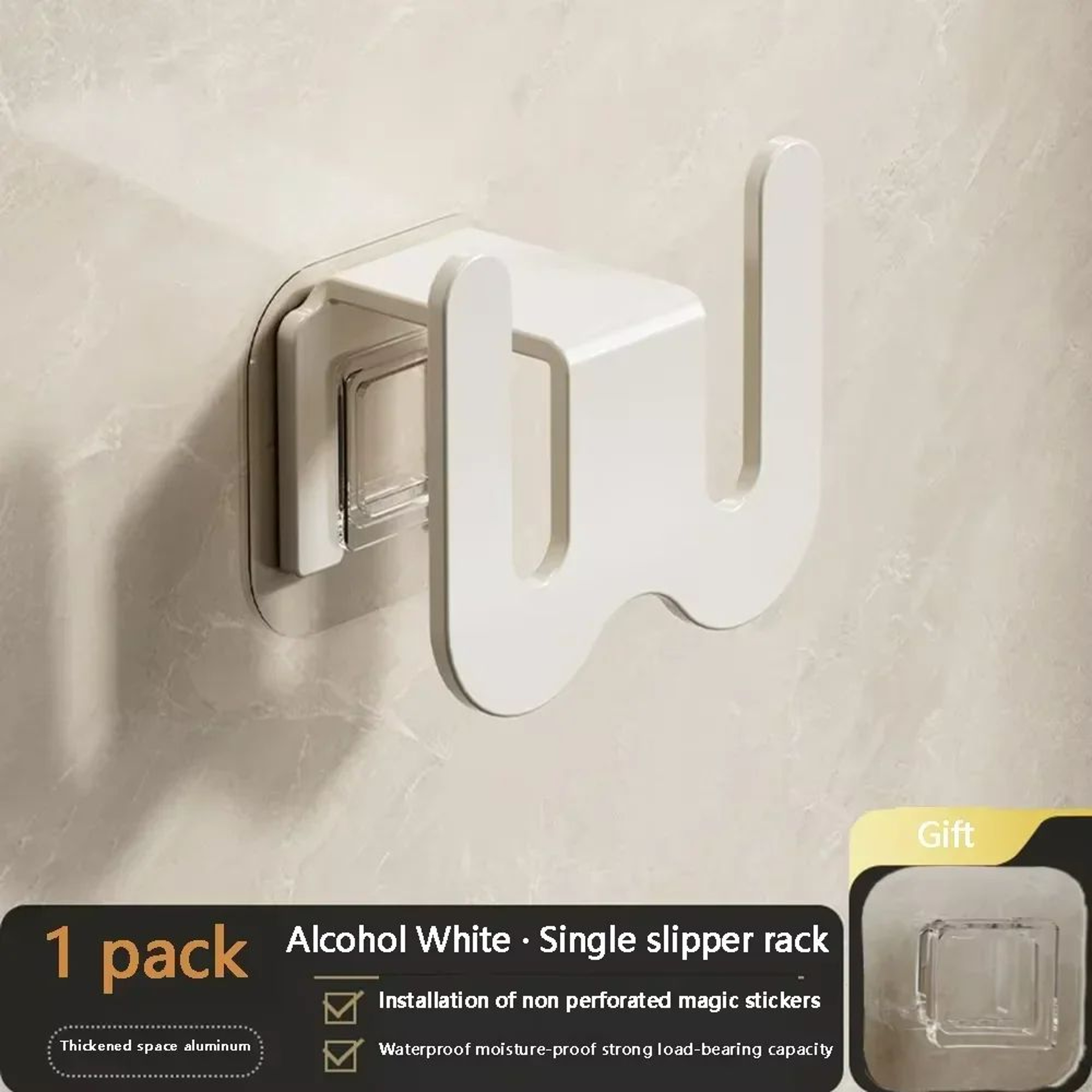 Wall Mounted Shoe Storage Rack With Drainage  SpaceSaving Bathroom Slipper Holder 8