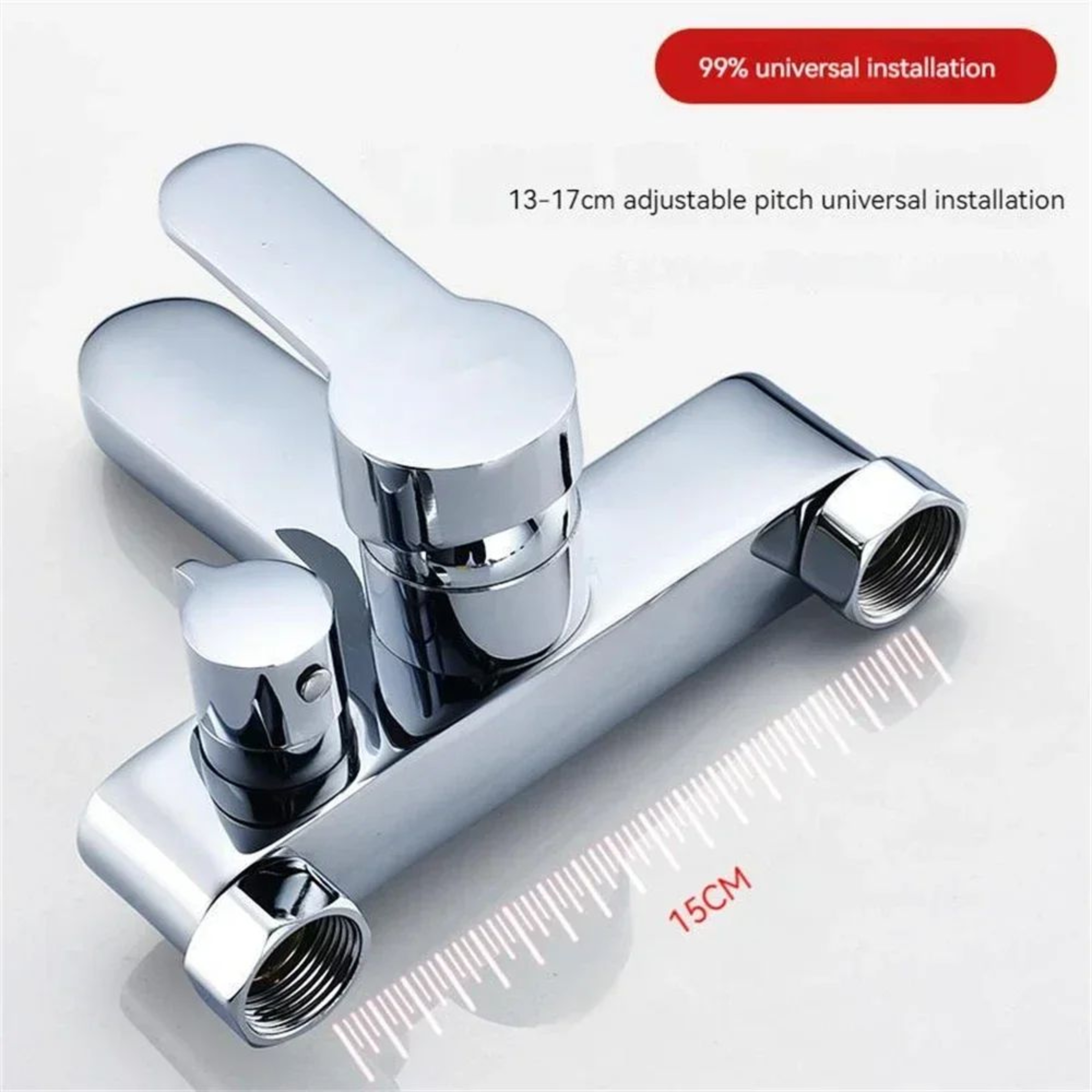 Luxury Thermostatic Shower System With 3Way Diverter  Bathtub Mixer 4