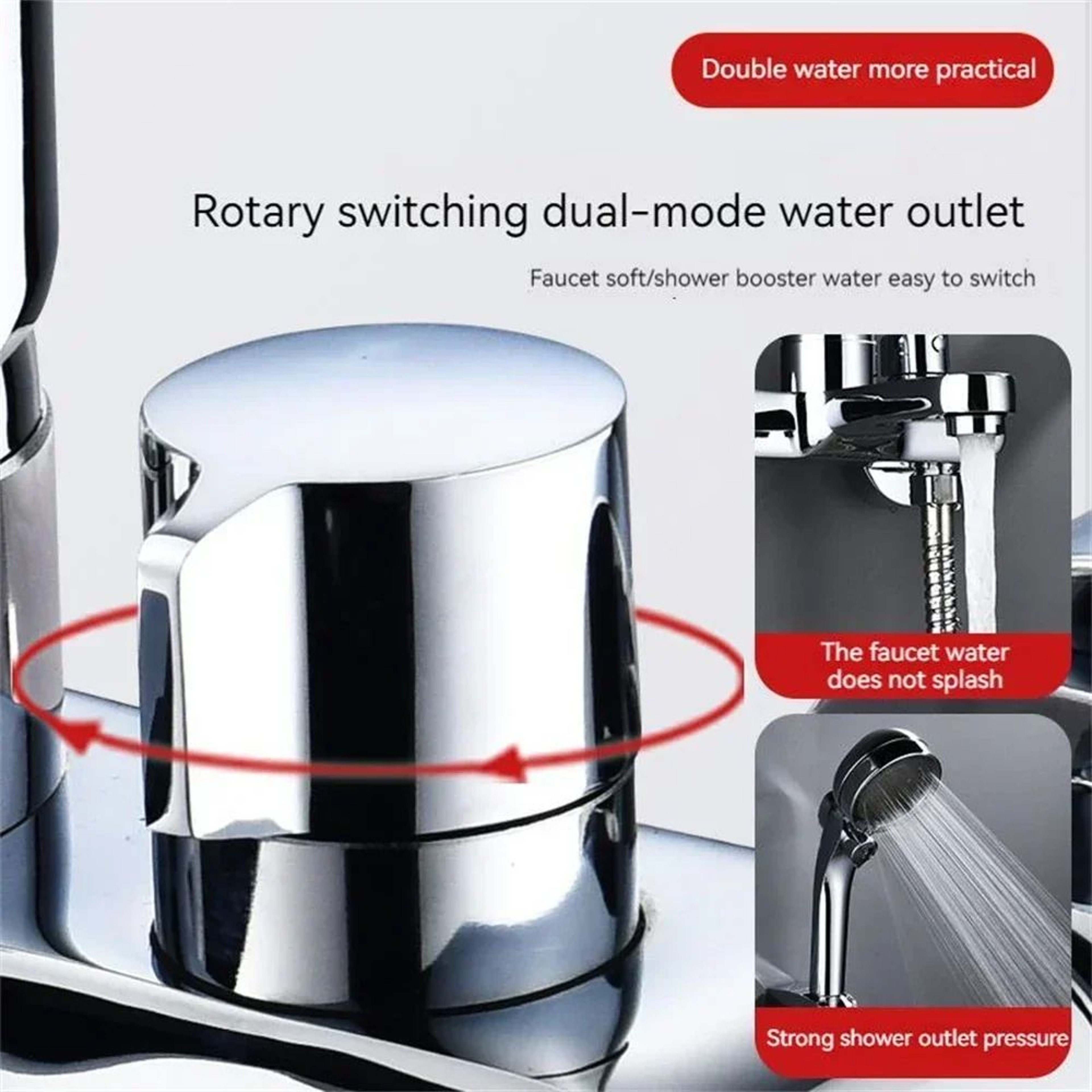Luxury Thermostatic Shower System With 3Way Diverter  Bathtub Mixer 5
