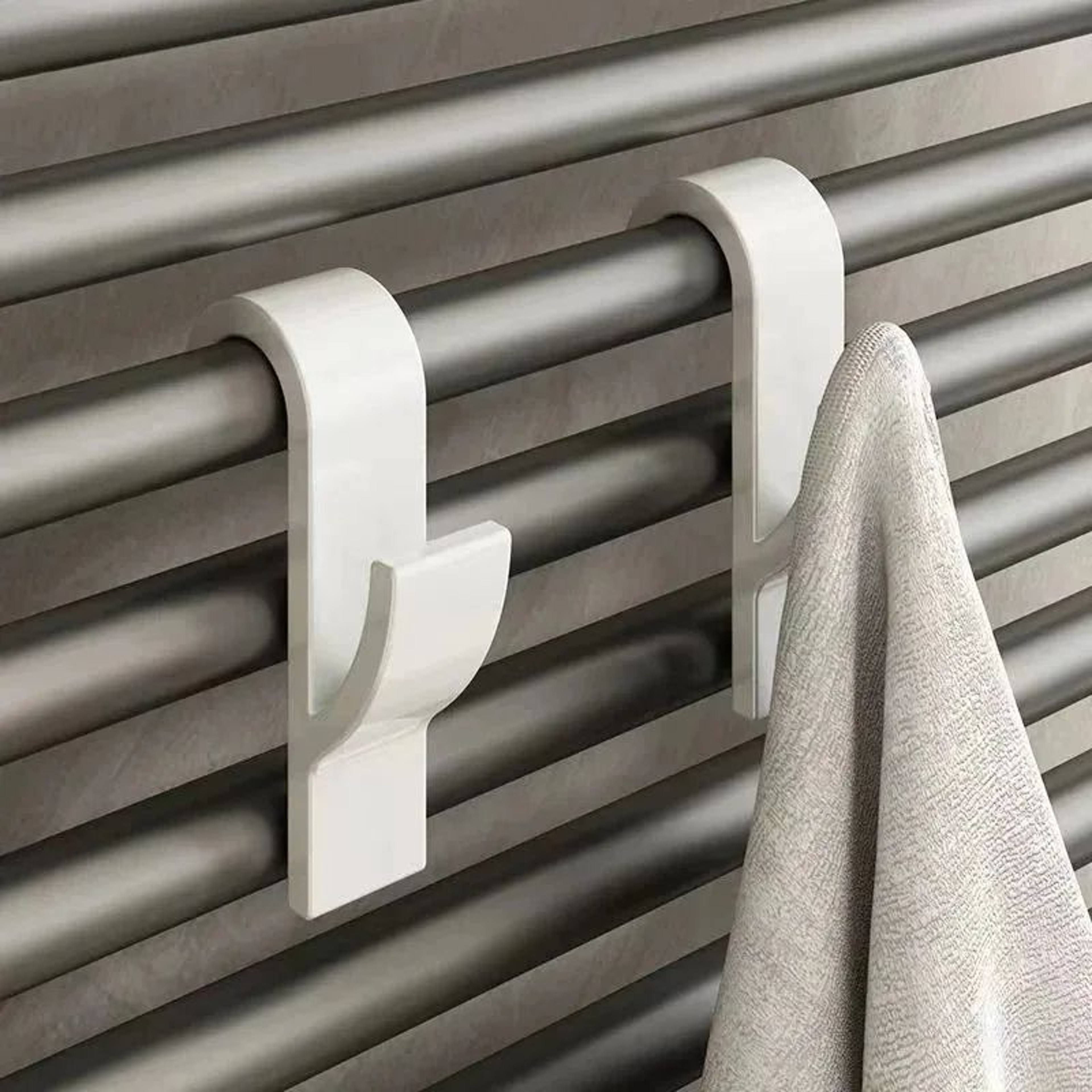 Heated Towel Rack Hooks  Universal Radiator Towel Holder Clips For Bathroom Storage 0